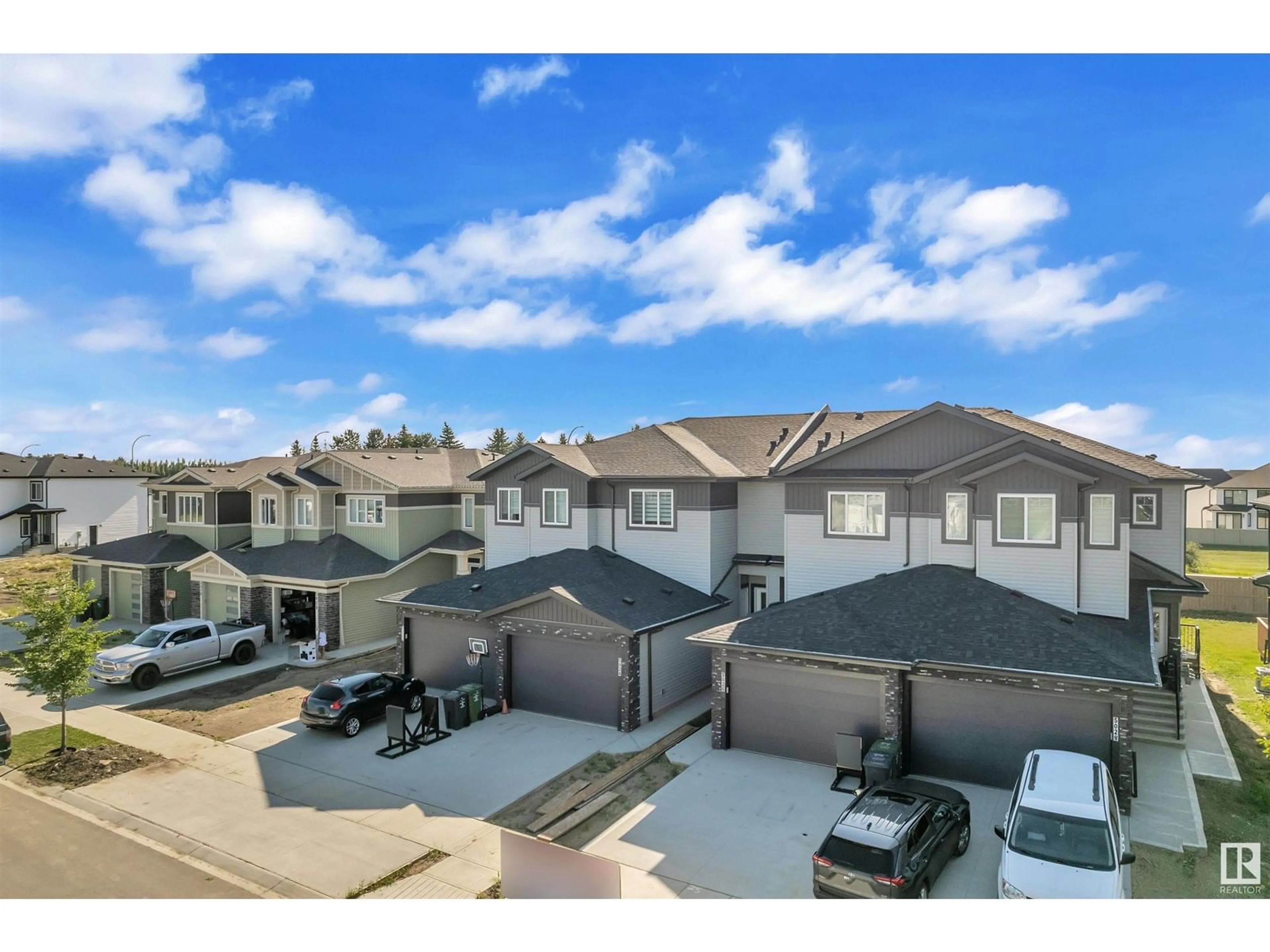 A pic from outside/outdoor area/front of a property/back of a property/a pic from drone, street for 5026 67 ST, Beaumont Alberta T4X2A2