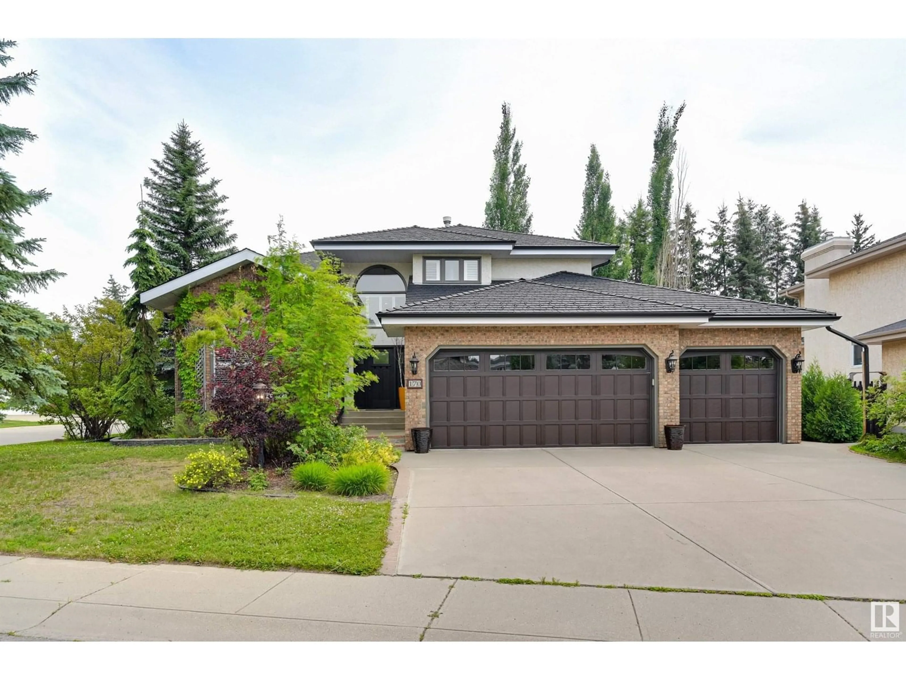 Home with vinyl exterior material, street for 170 ROY ST, Edmonton Alberta T6R2A8