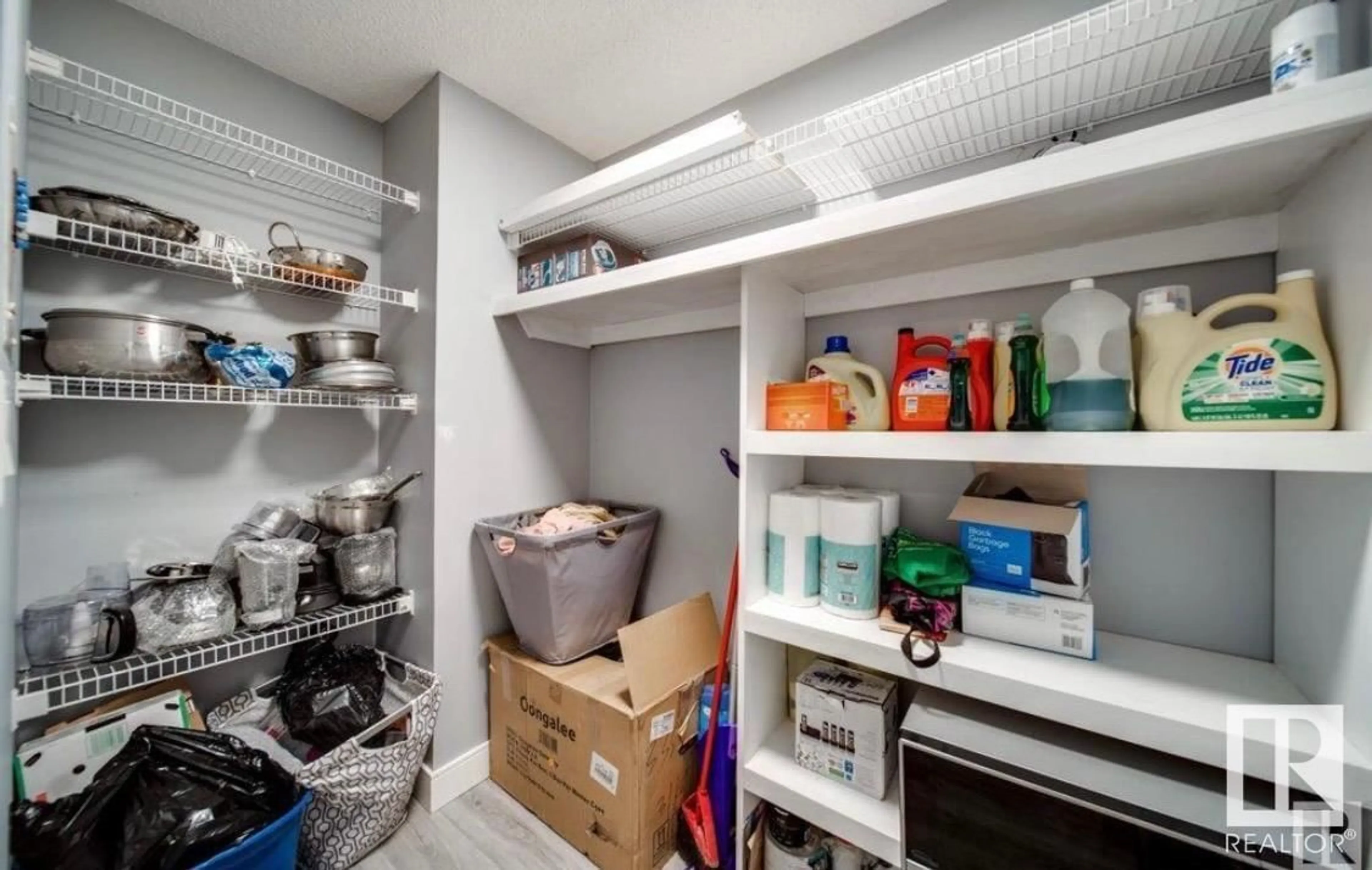 Storage room or clothes room or walk-in closet for #301 - 4810 MILL WOODS RD S, Edmonton Alberta T6L5N9