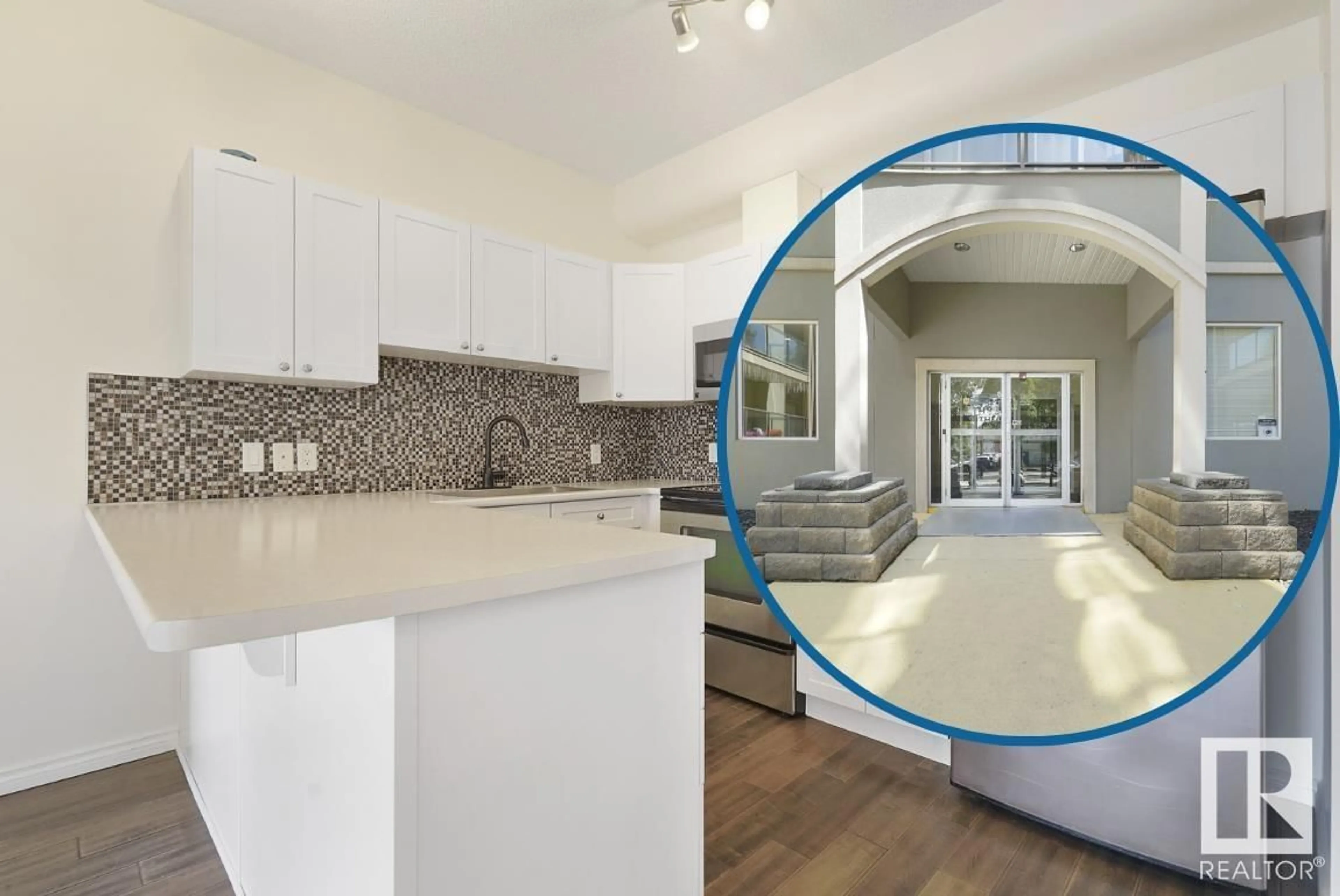Open concept kitchen, unknown for #414 - 10235 112 ST, Edmonton Alberta T5K1M7