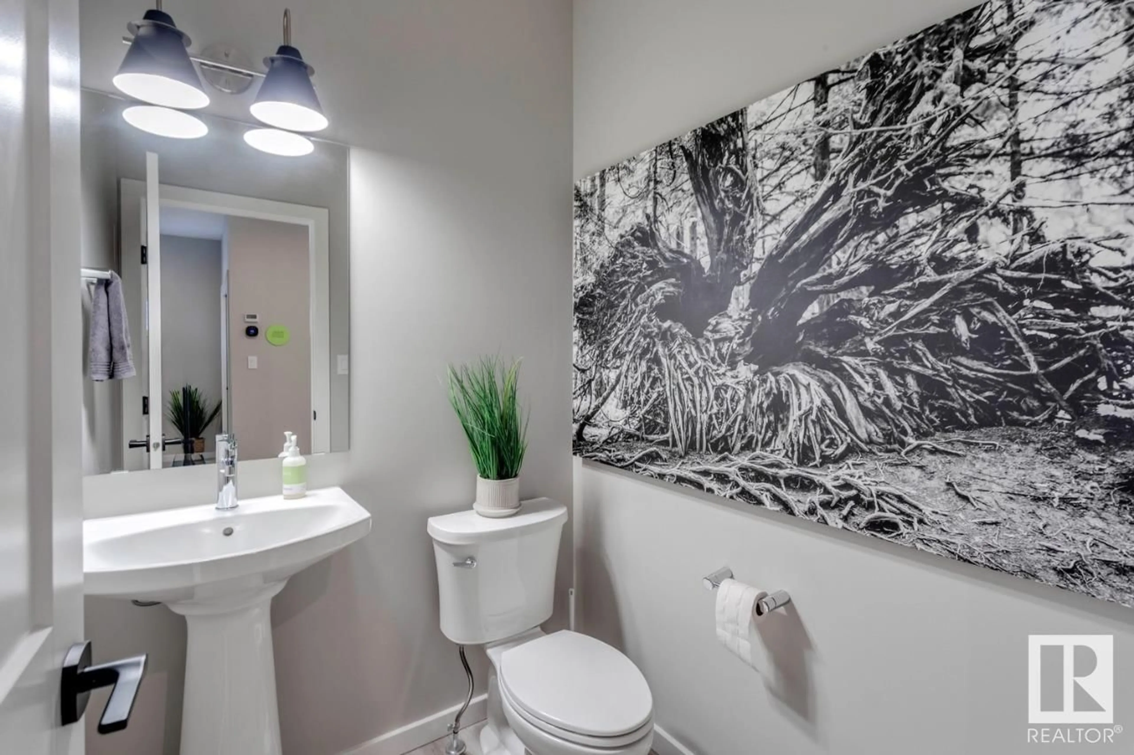 Contemporary bathroom, ceramic/tile floor for 3 ASHBURY CR, Spruce Grove Alberta T7X3C6