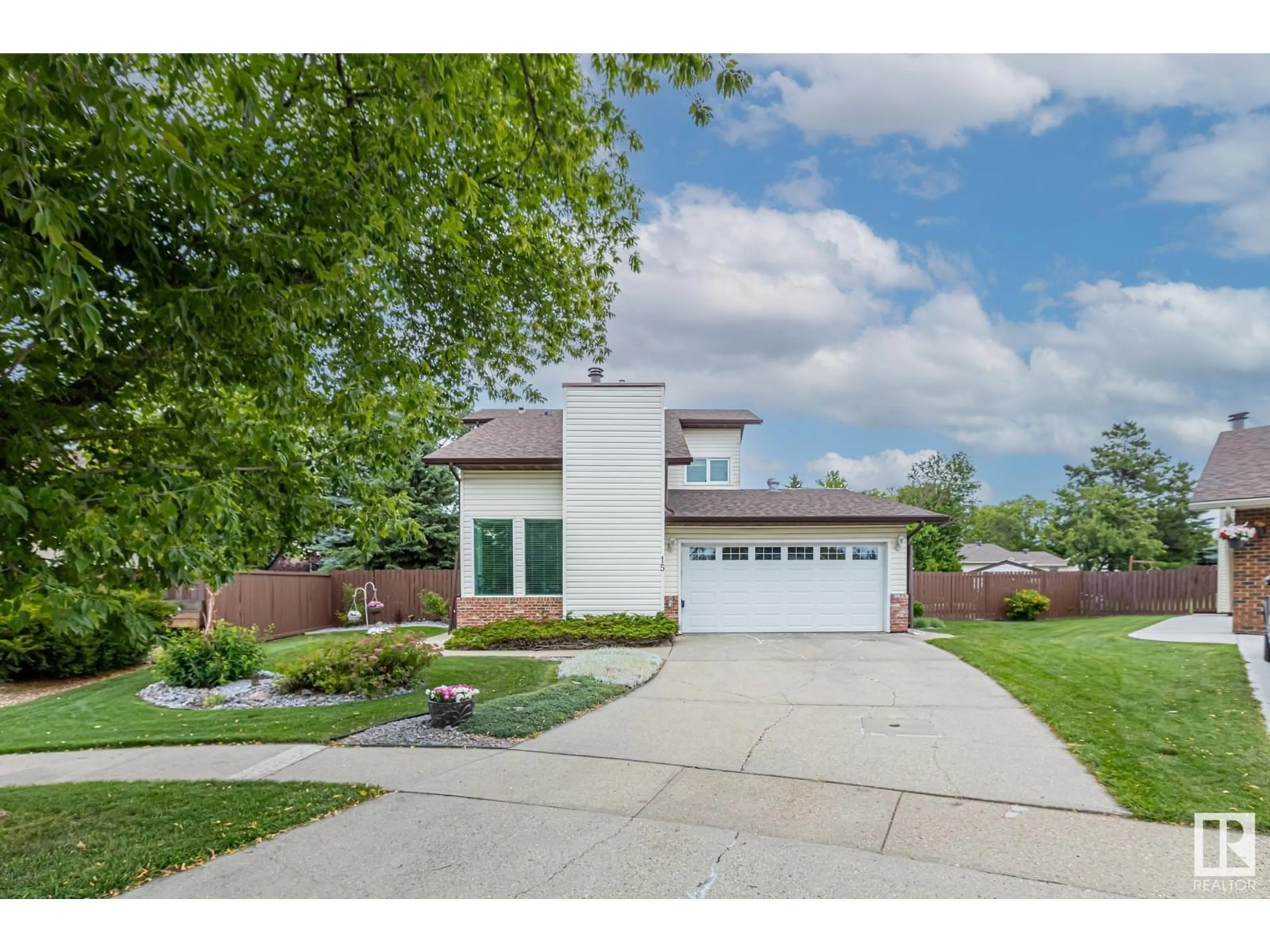 Home with brick exterior material, street for 15 APPLE PL, St. Albert Alberta T8N3H1