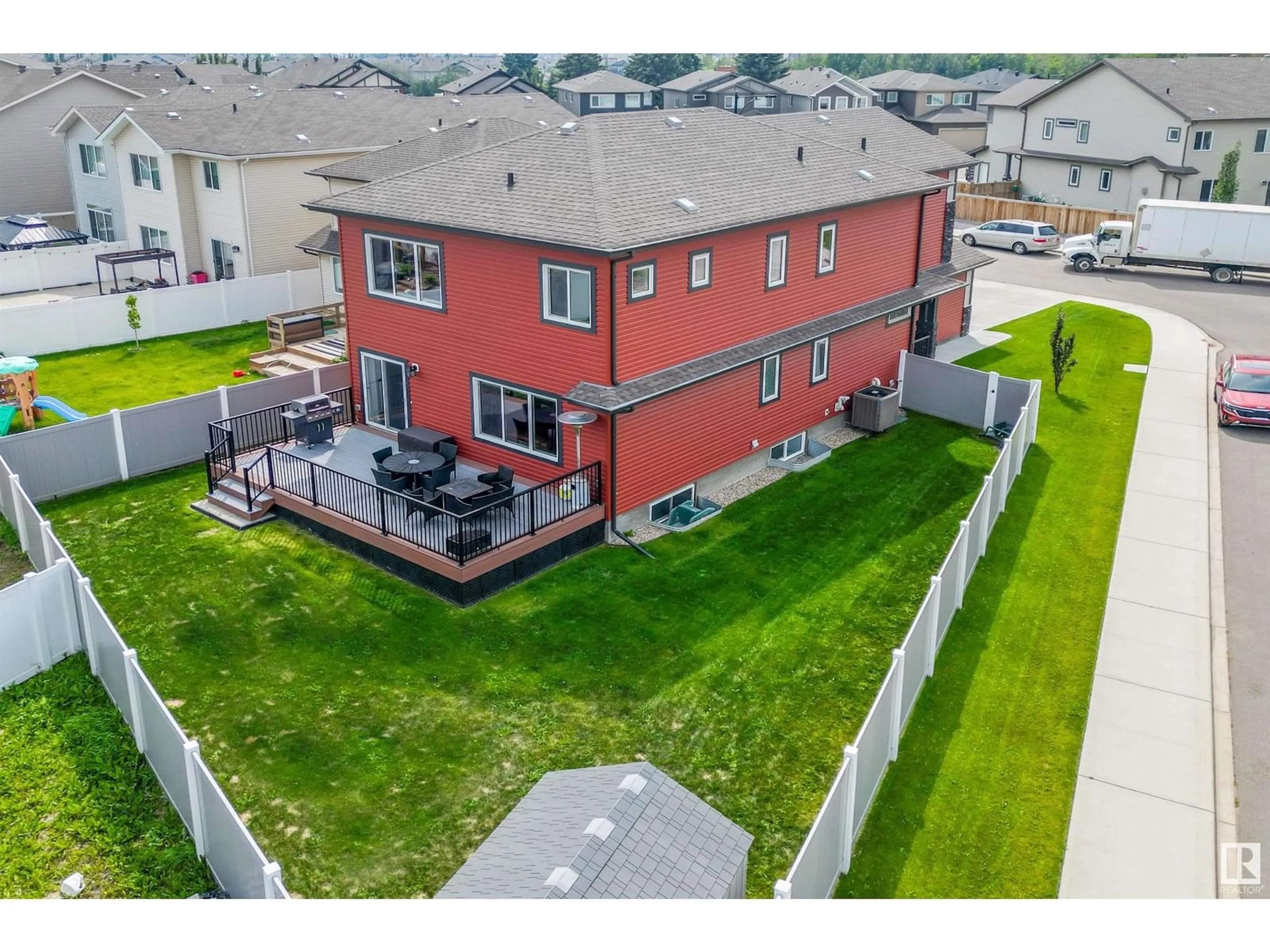 A pic from outside/outdoor area/front of a property/back of a property/a pic from drone, unknown for 12303 176 AV, Edmonton Alberta T5X0L2