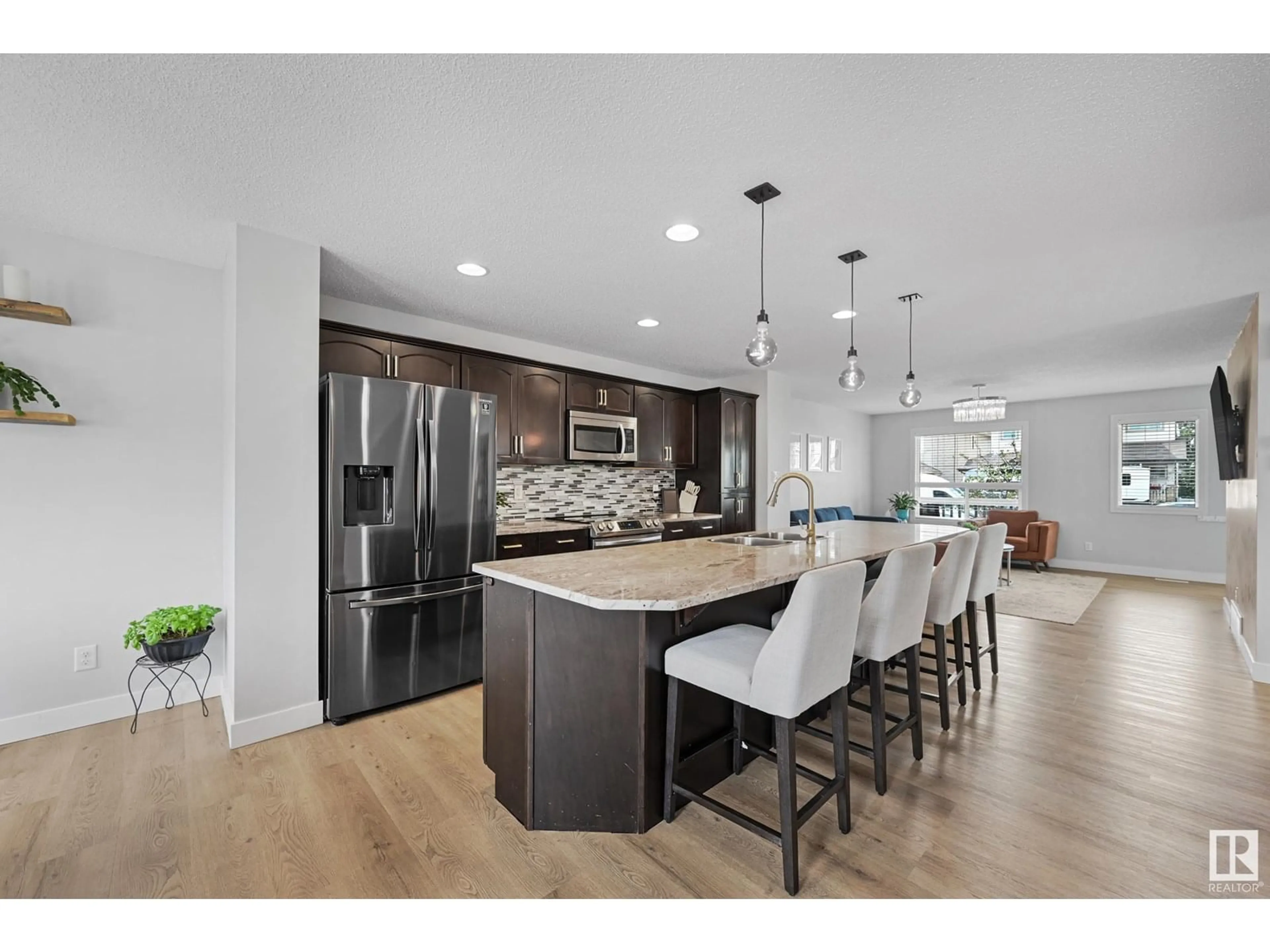 Open concept kitchen, unknown for 17103 121 ST NW, Edmonton Alberta T5X0H4