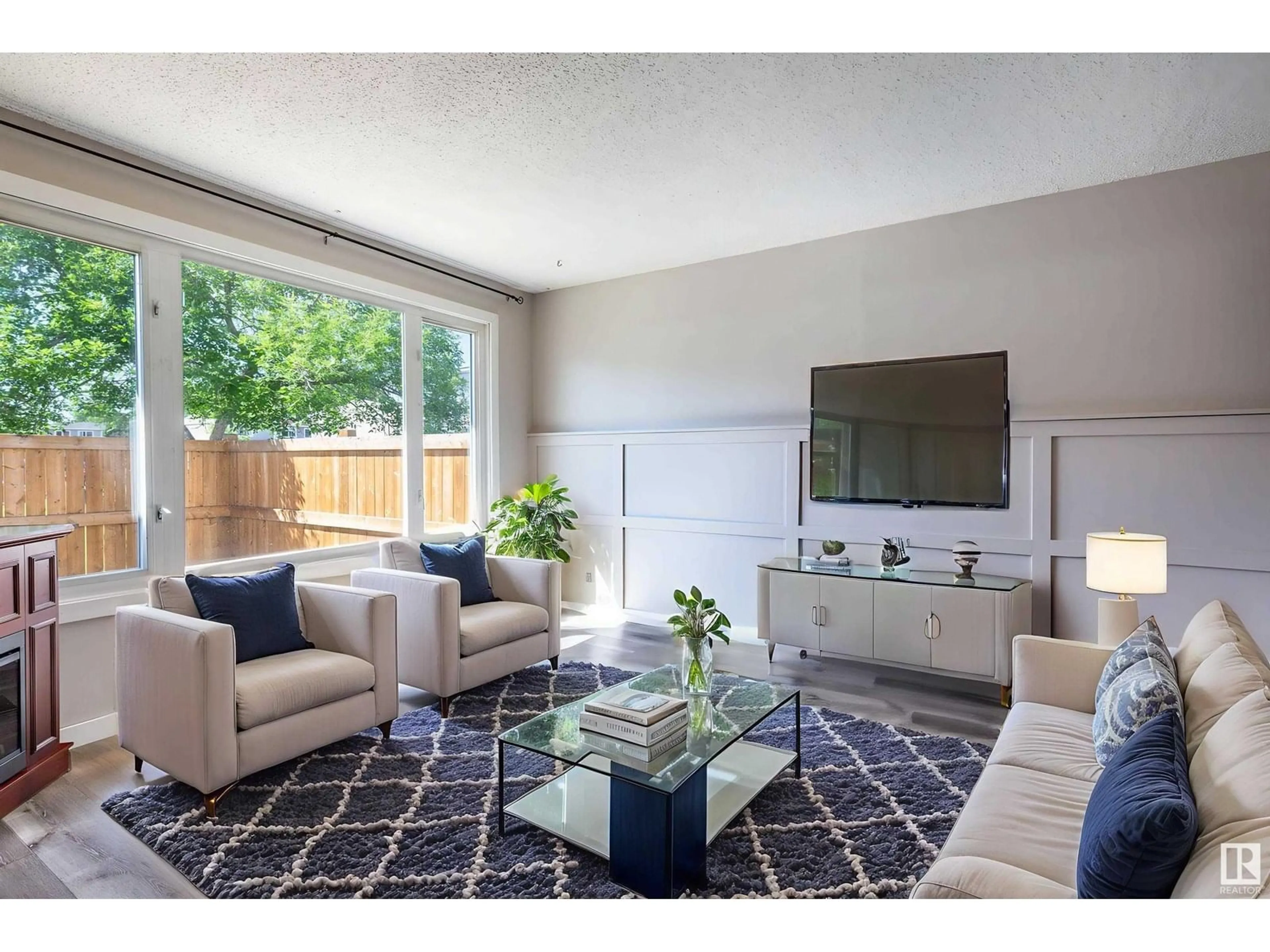 Living room with furniture, unknown for 302 TELFORD CO, Leduc Alberta T9E5M7