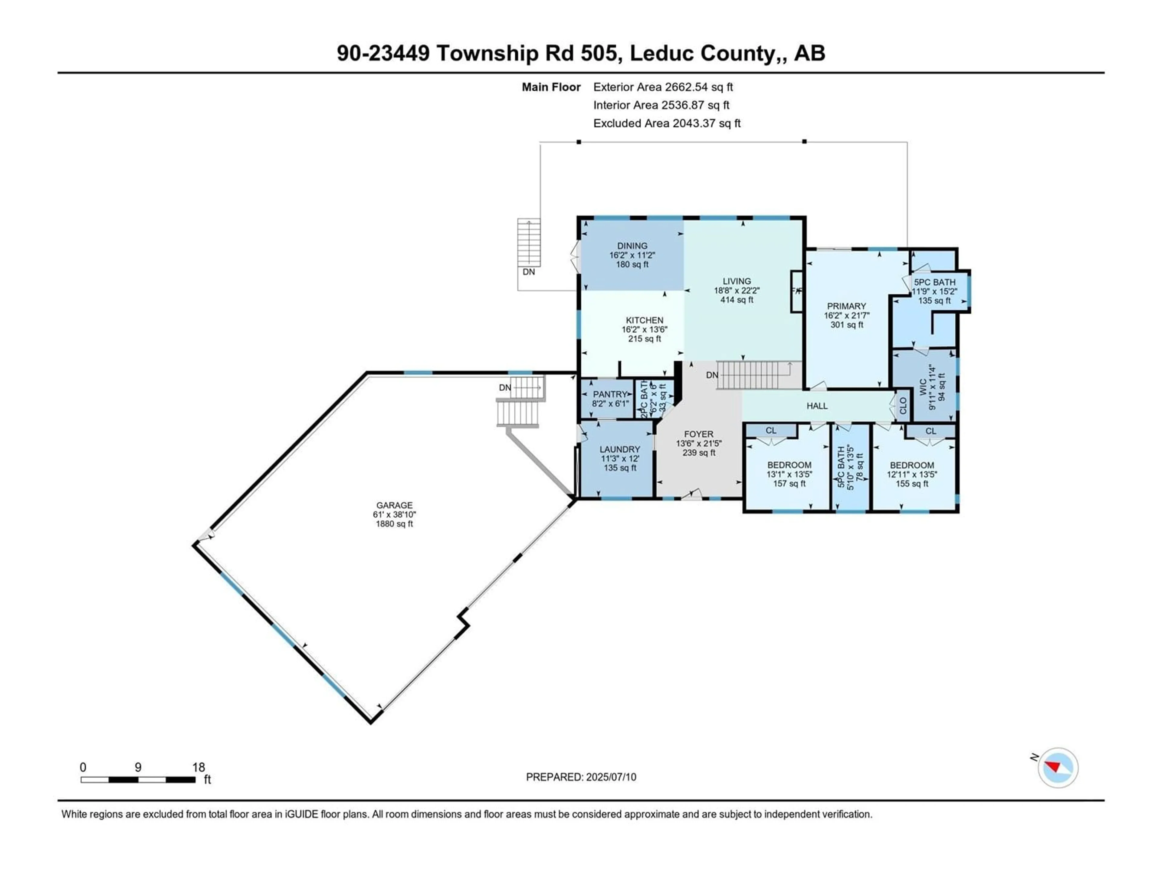 Floor plan for 90 23449 TWP ROAD 505, Rural Leduc County Alberta T4X0S1