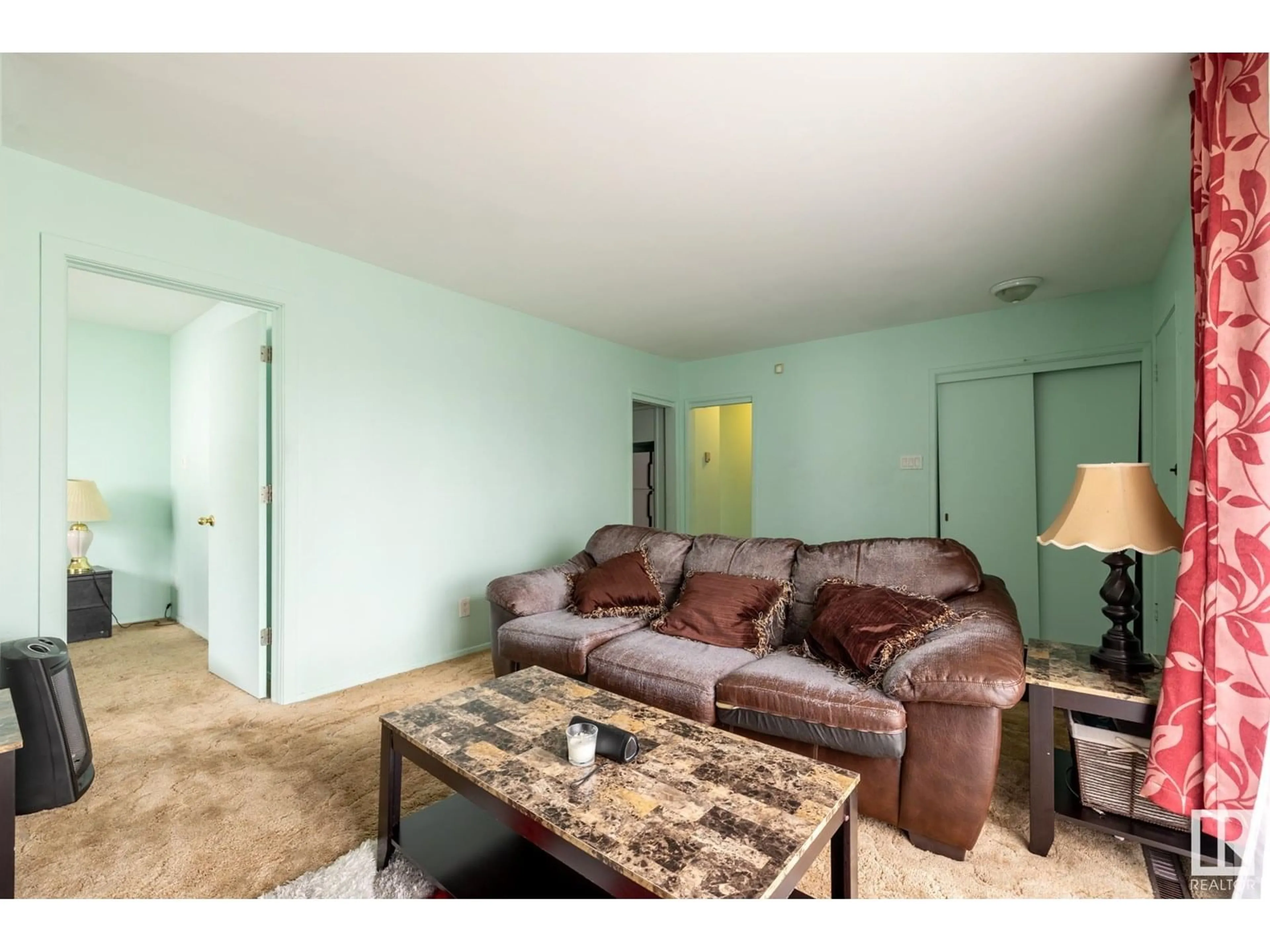 Living room with furniture, unknown for NW - 13303 58 ST, Edmonton Alberta T5A0P9