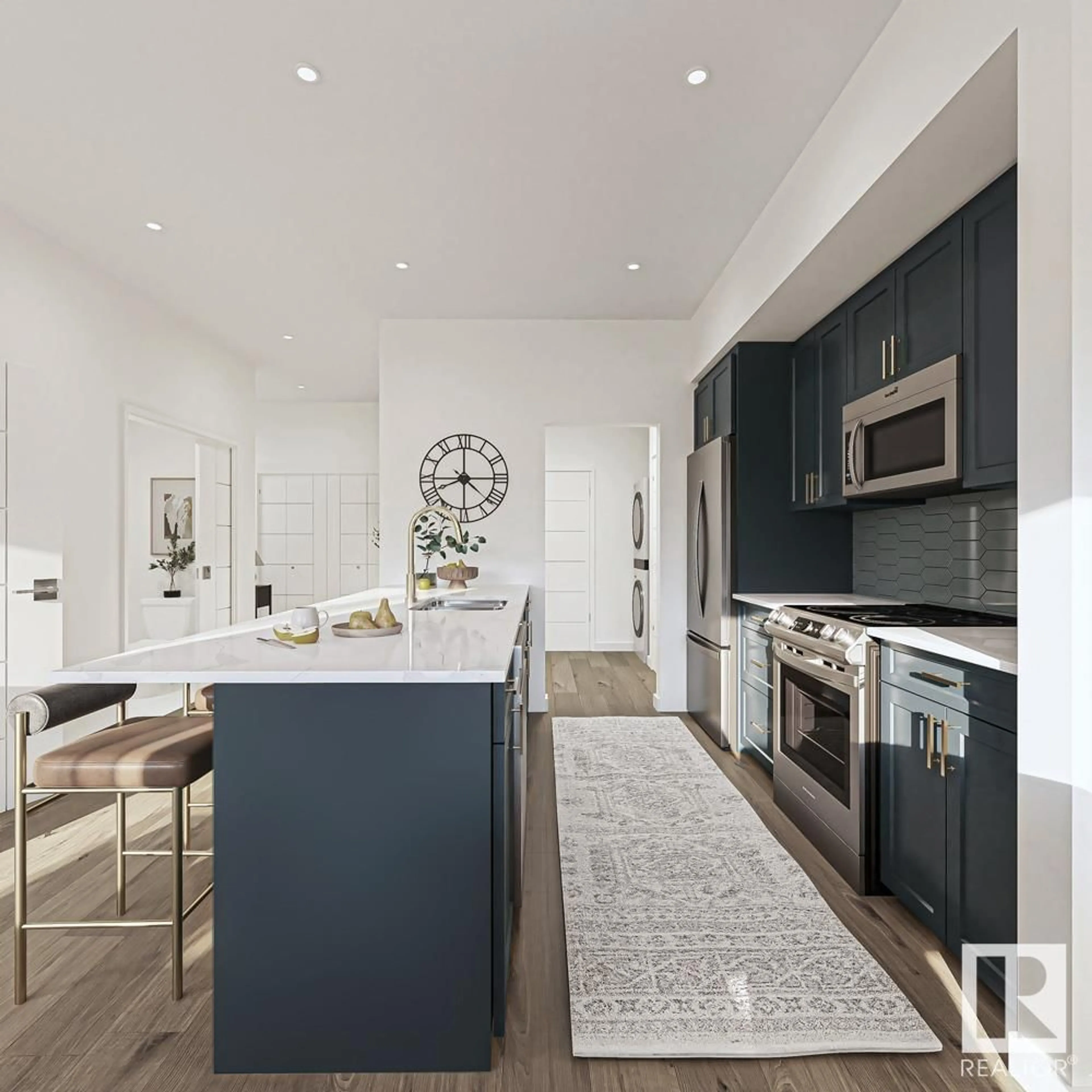 Contemporary kitchen, unknown for #5 - 710 MATTSON DR, Edmonton Alberta T6X1A3