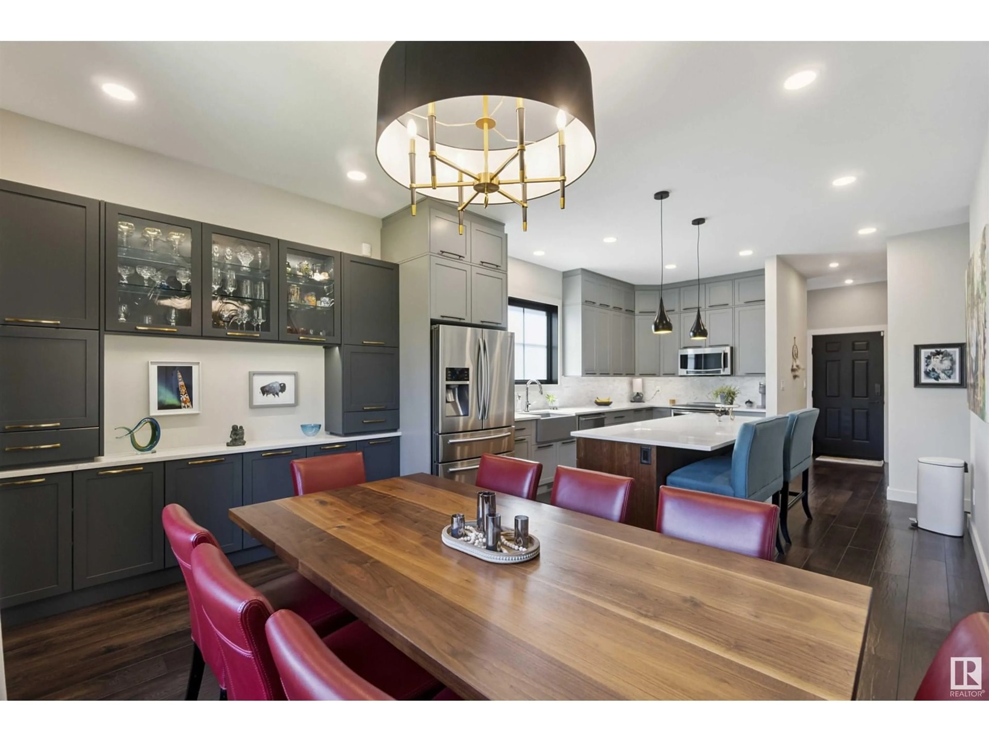 Open concept kitchen, unknown for 7621 154 ST, Edmonton Alberta T5R1R6