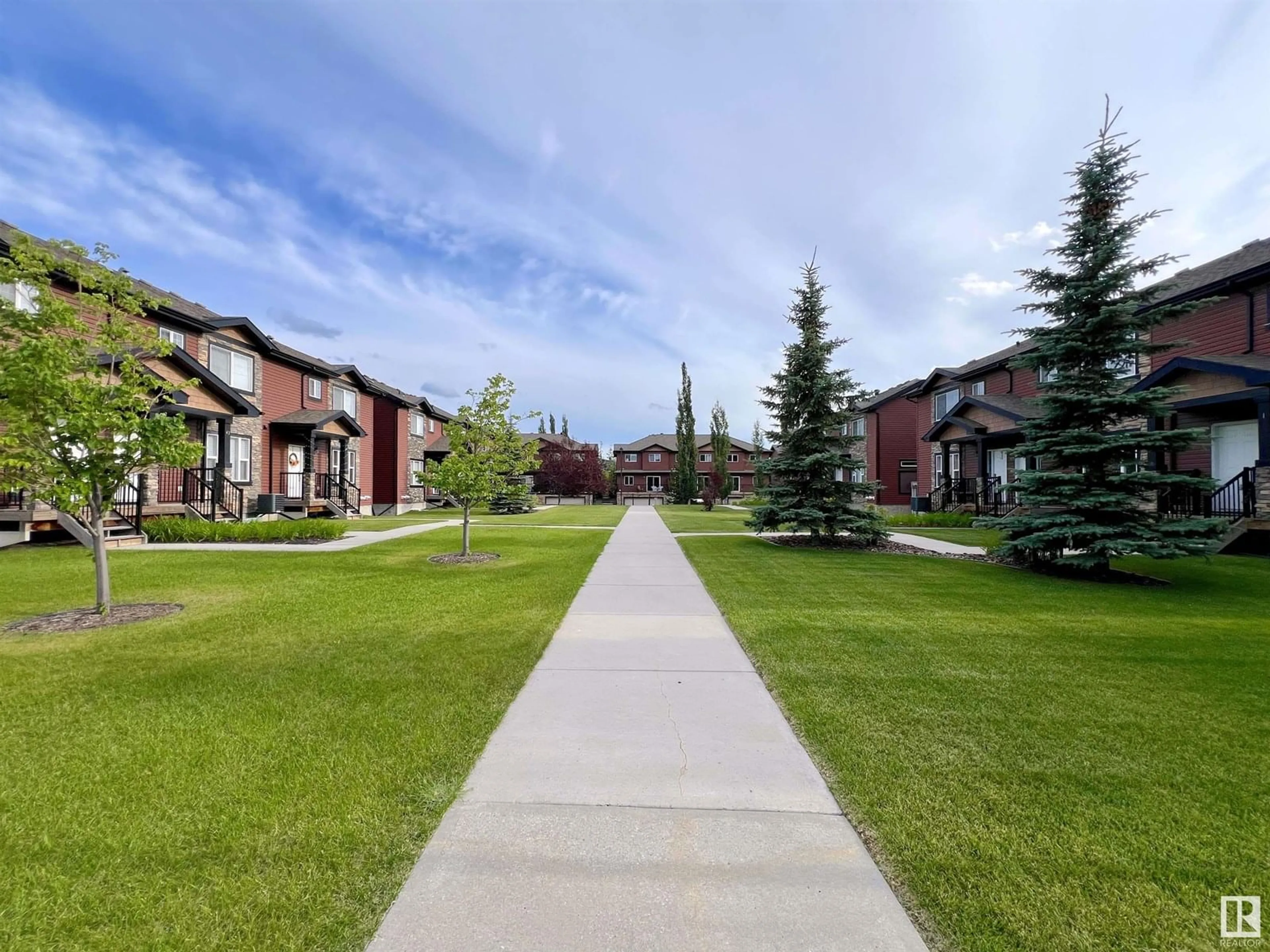 A pic from outside/outdoor area/front of a property/back of a property/a pic from drone, unknown for 16 301 PALISADES WY, Sherwood Park Alberta T8H0T4