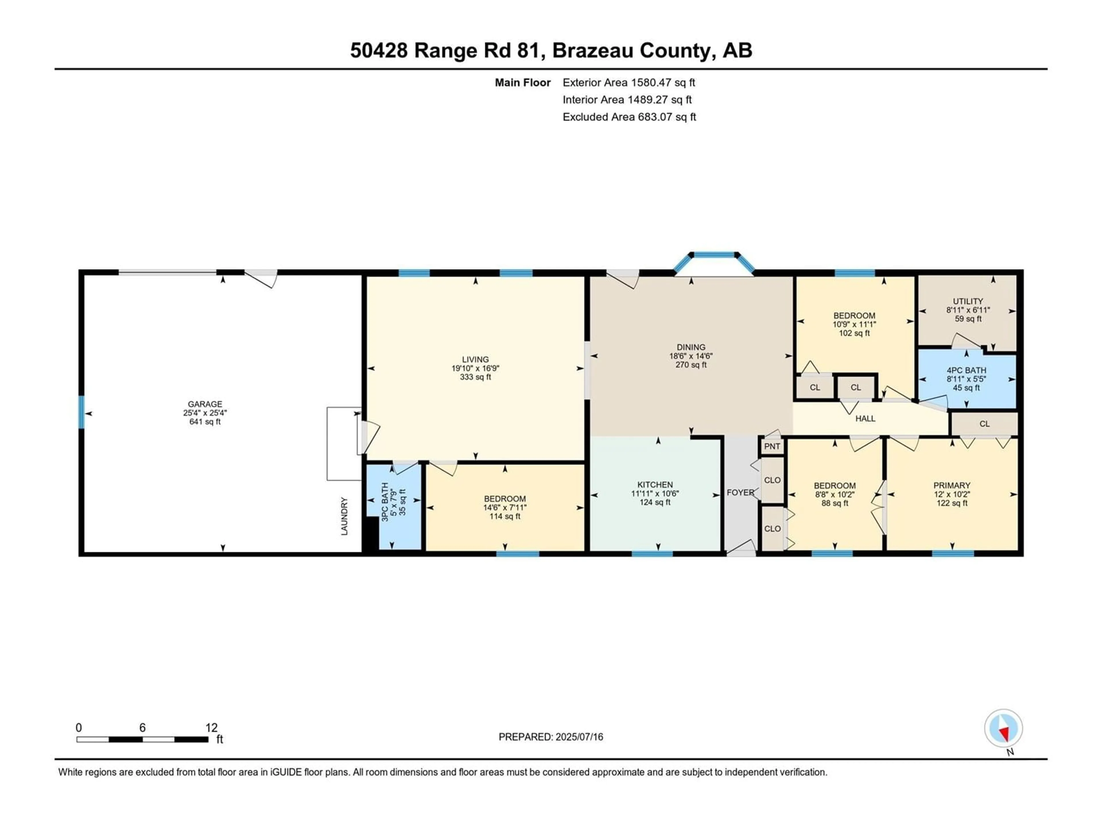 Floor plan for 50428 RANGE ROAD 81, Rural Brazeau County Alberta T7A2A2