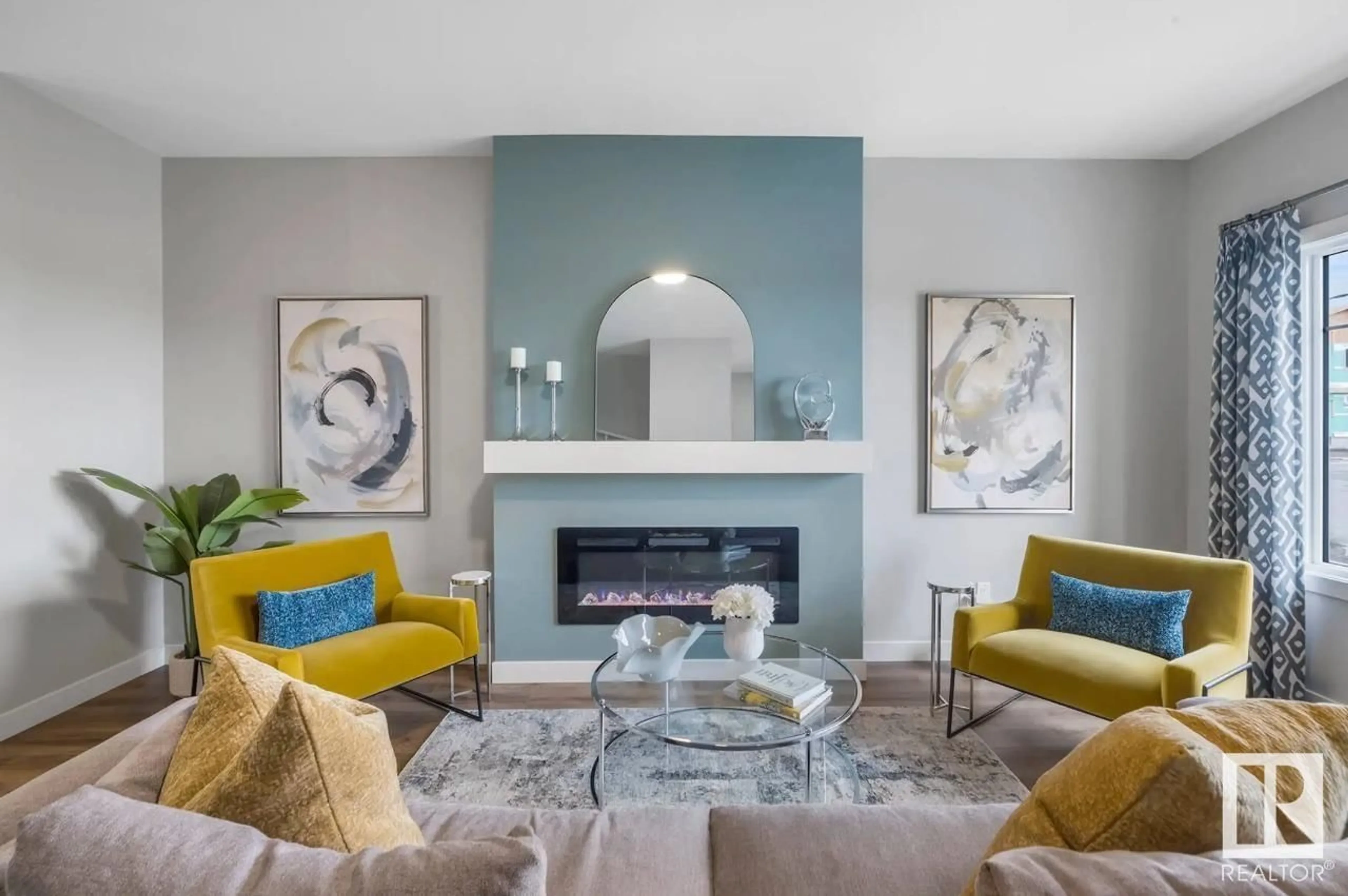 Living room with furniture, unknown for 4 RESPLENDENT WY, St. Albert Alberta T8N8B2
