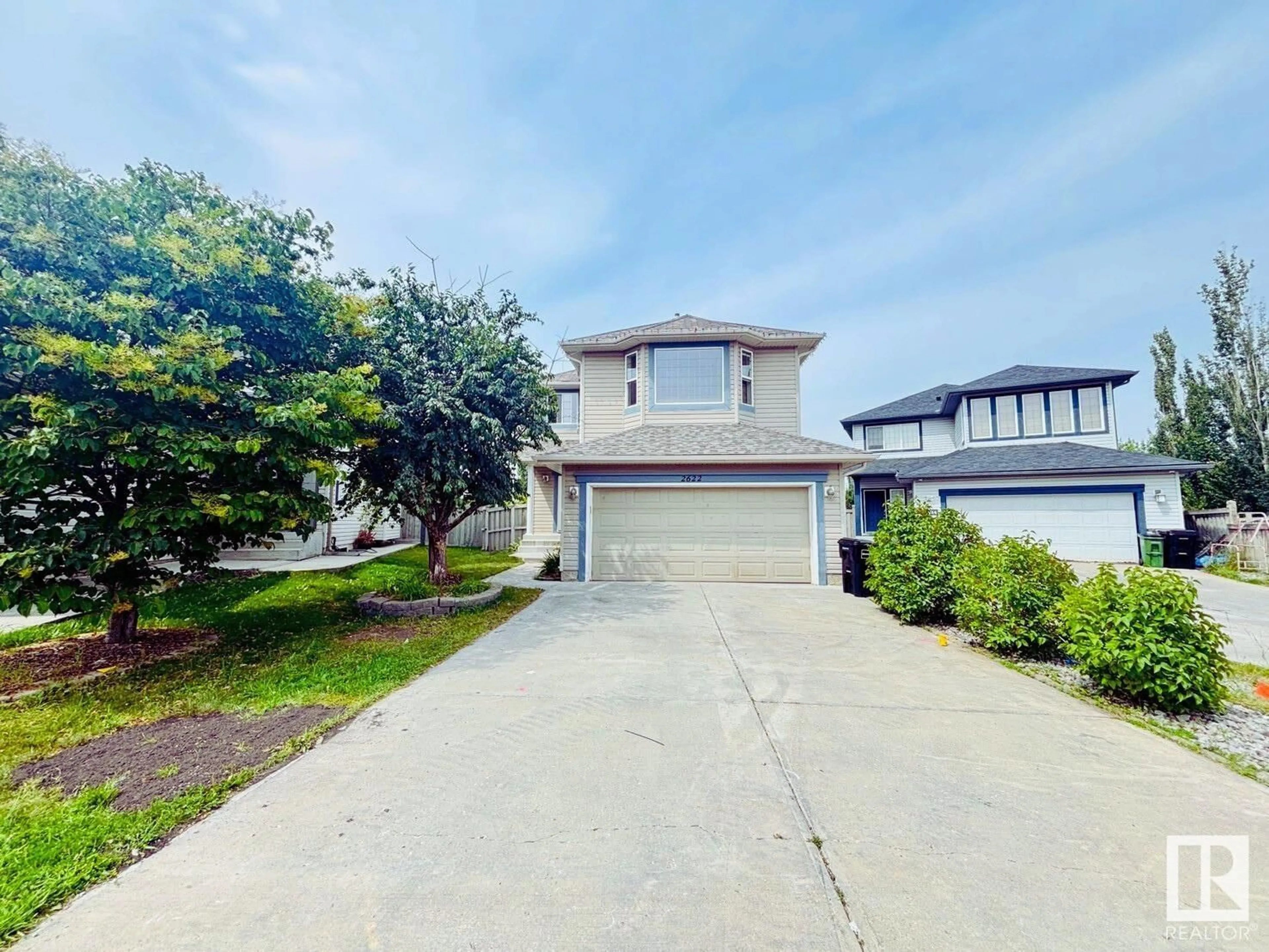 A pic from outside/outdoor area/front of a property/back of a property/a pic from drone, street for 2622 MARION PL, Edmonton Alberta T6W1R1