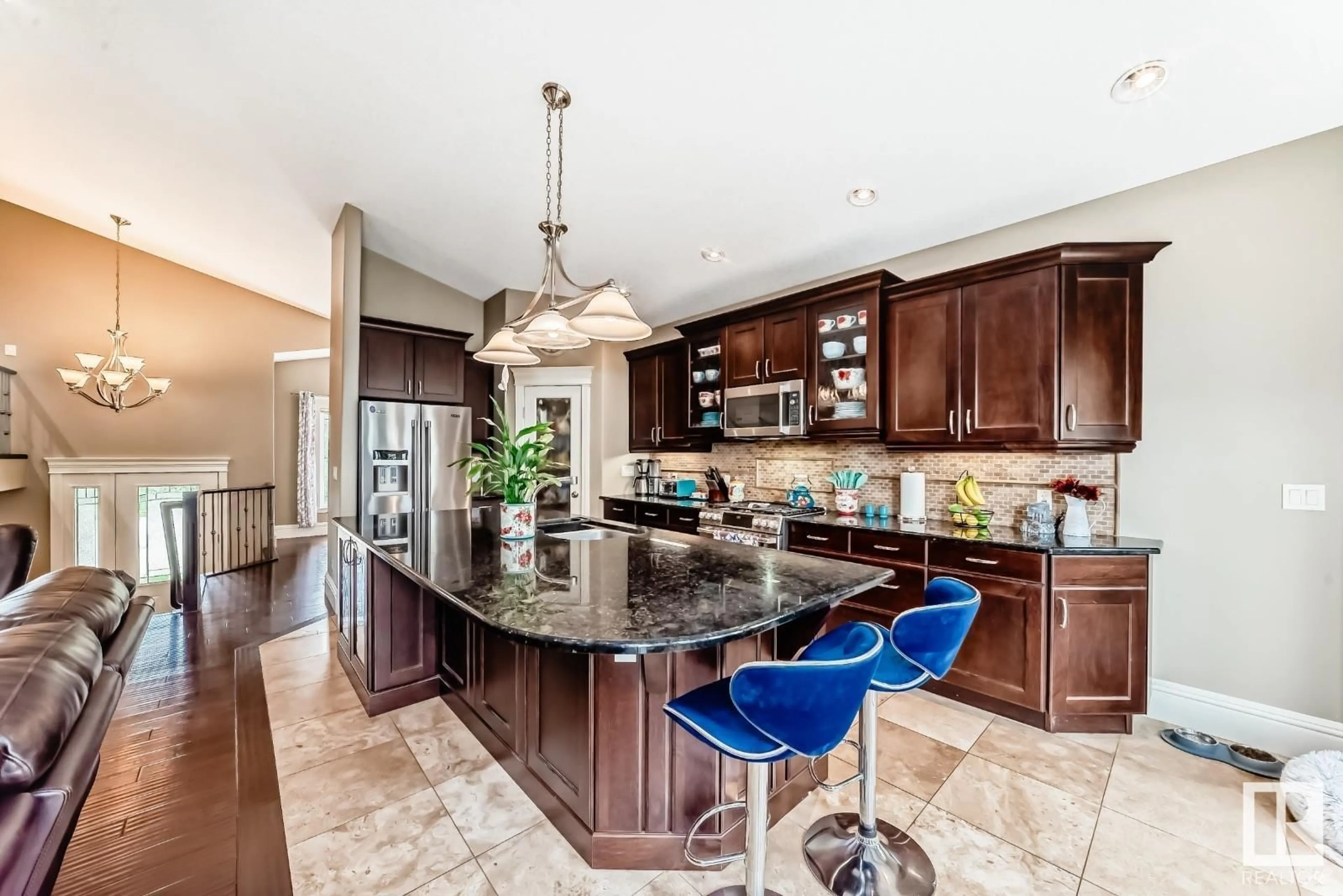 Contemporary kitchen, ceramic/tile floor for 6504 37 AV, Beaumont Alberta T4X0G6