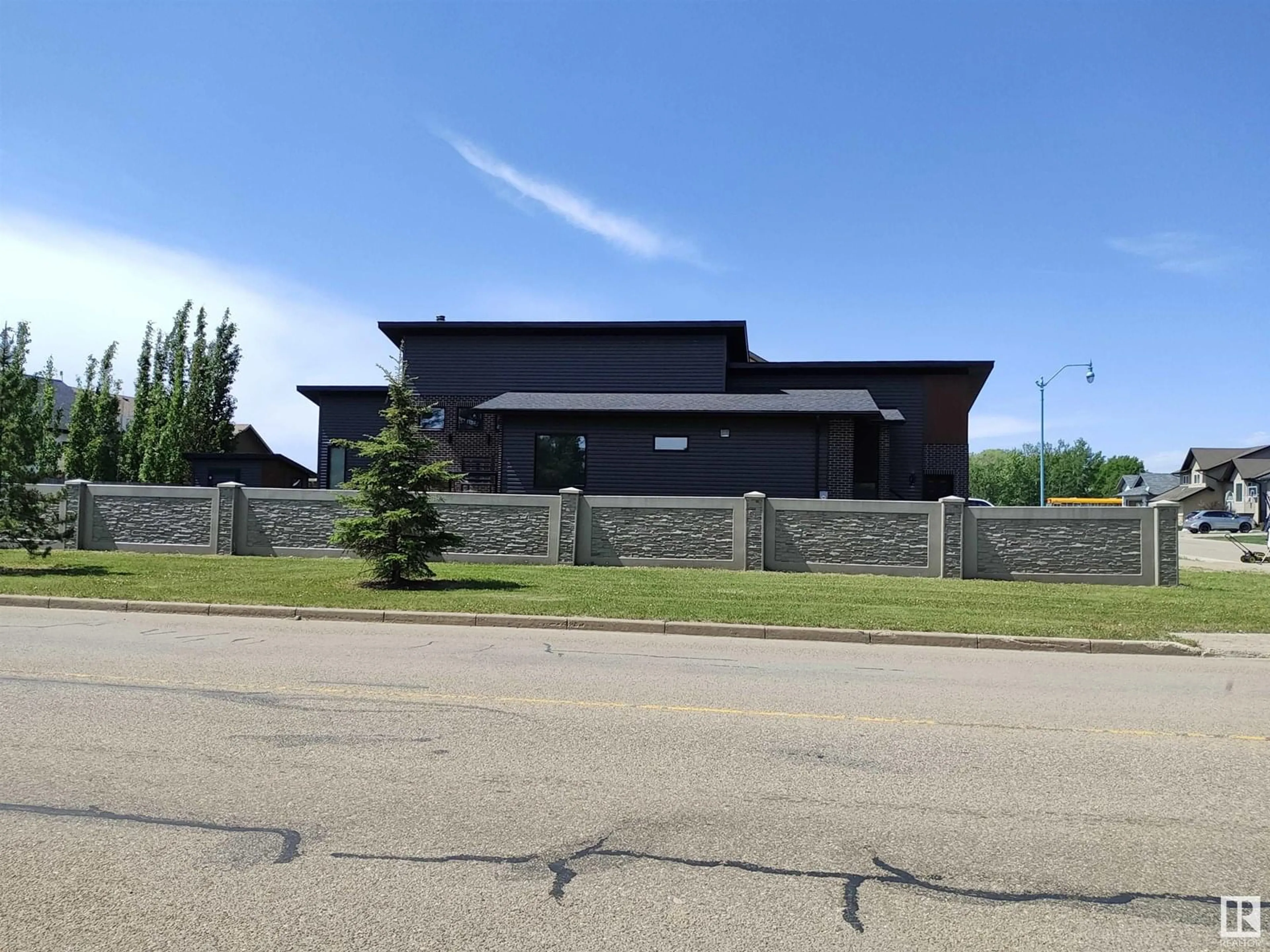 A pic from outside/outdoor area/front of a property/back of a property/a pic from drone, building for 5701 53 AV, St. Paul Town Alberta T0A3A1