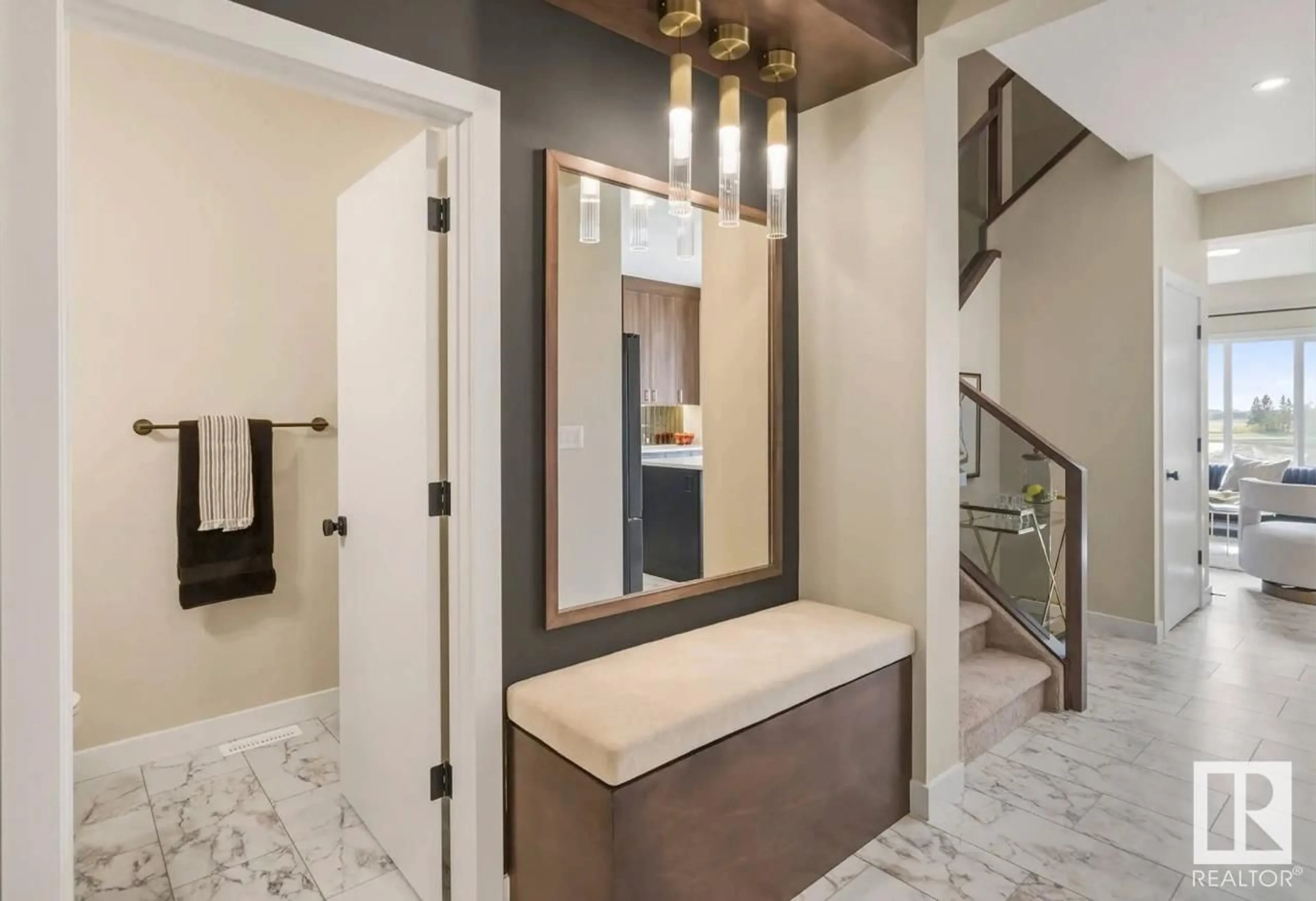 Contemporary bathroom, ceramic/tile floor for 8909 223A ST, Edmonton Alberta T5T7X2