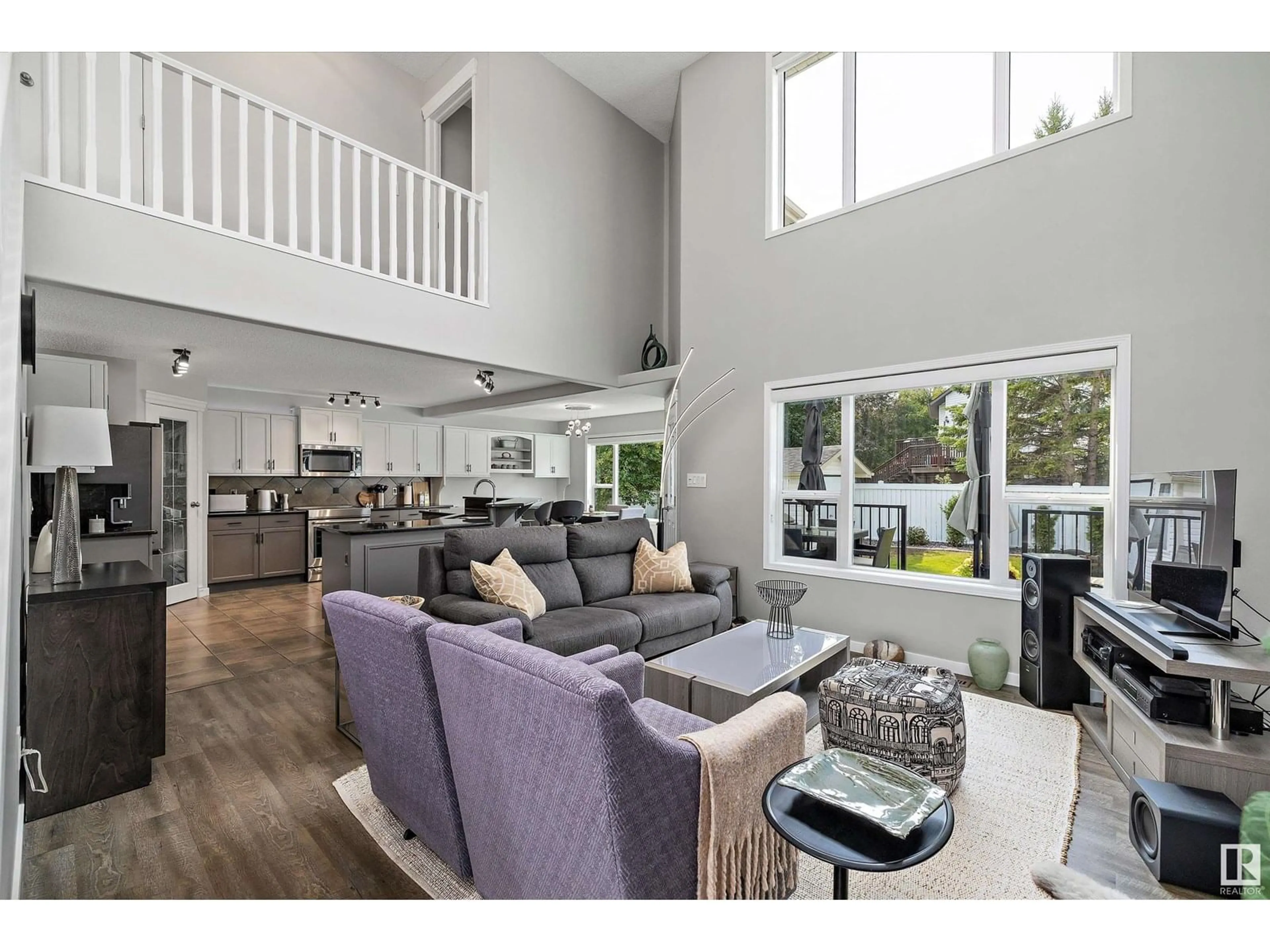 Living room with furniture, unknown for 50 OAKRIDGE DR, St. Albert Alberta T8N6P4