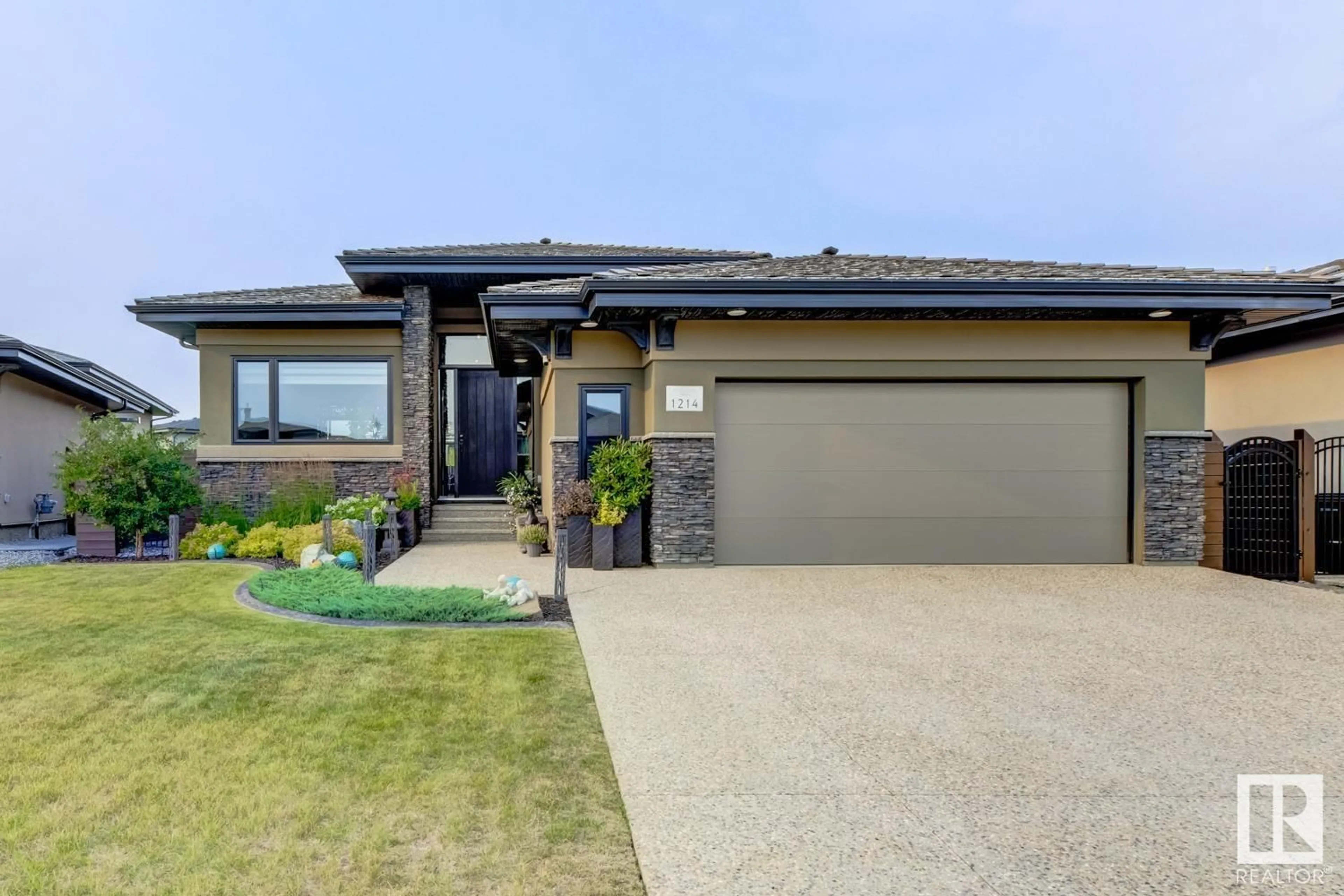 Home with brick exterior material, street for 1214 WAHL CO NW, Edmonton Alberta T6W3G4