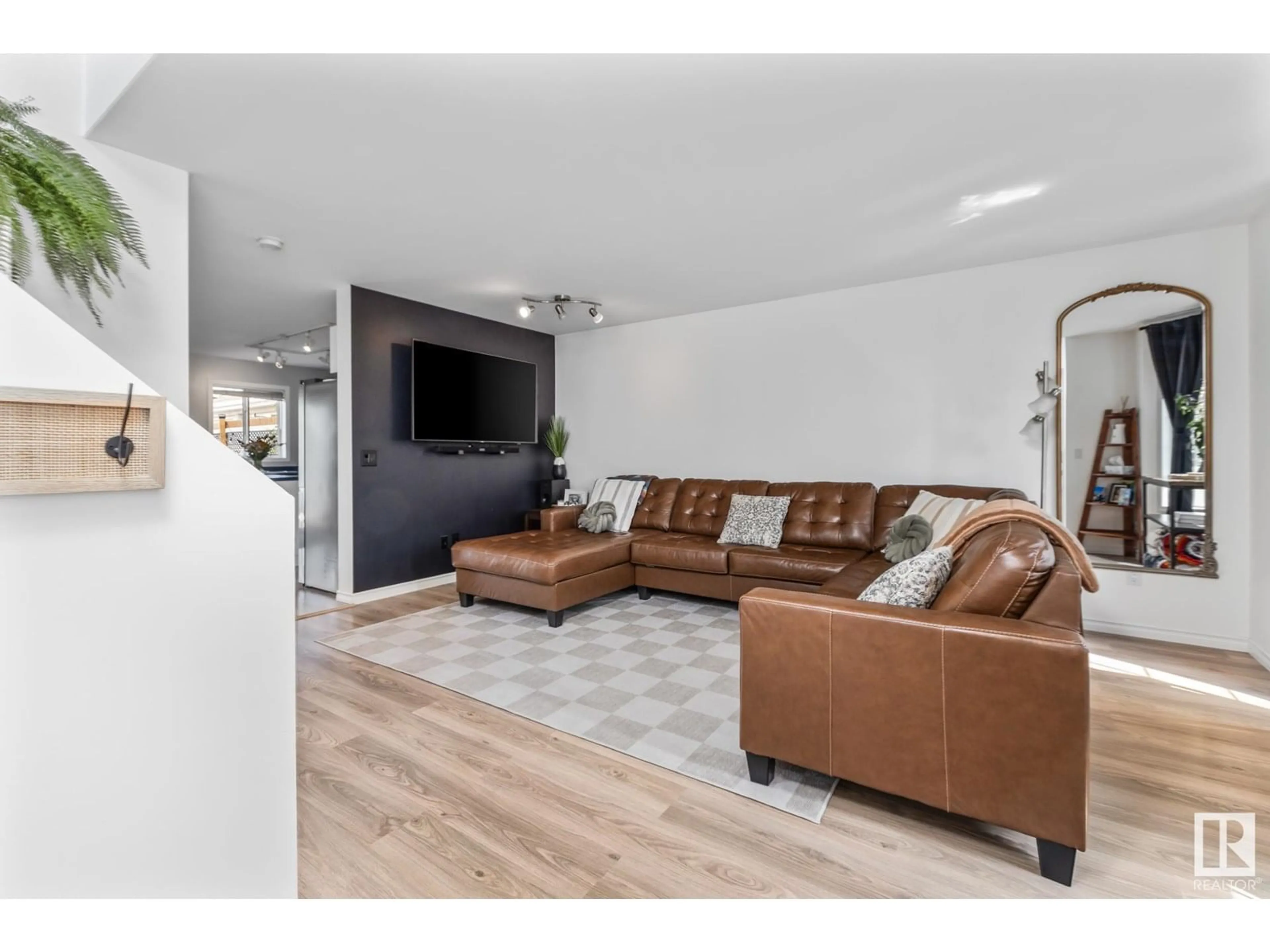 Living room with furniture, unknown for NW - 15006 135A ST, Edmonton Alberta T6V1N1