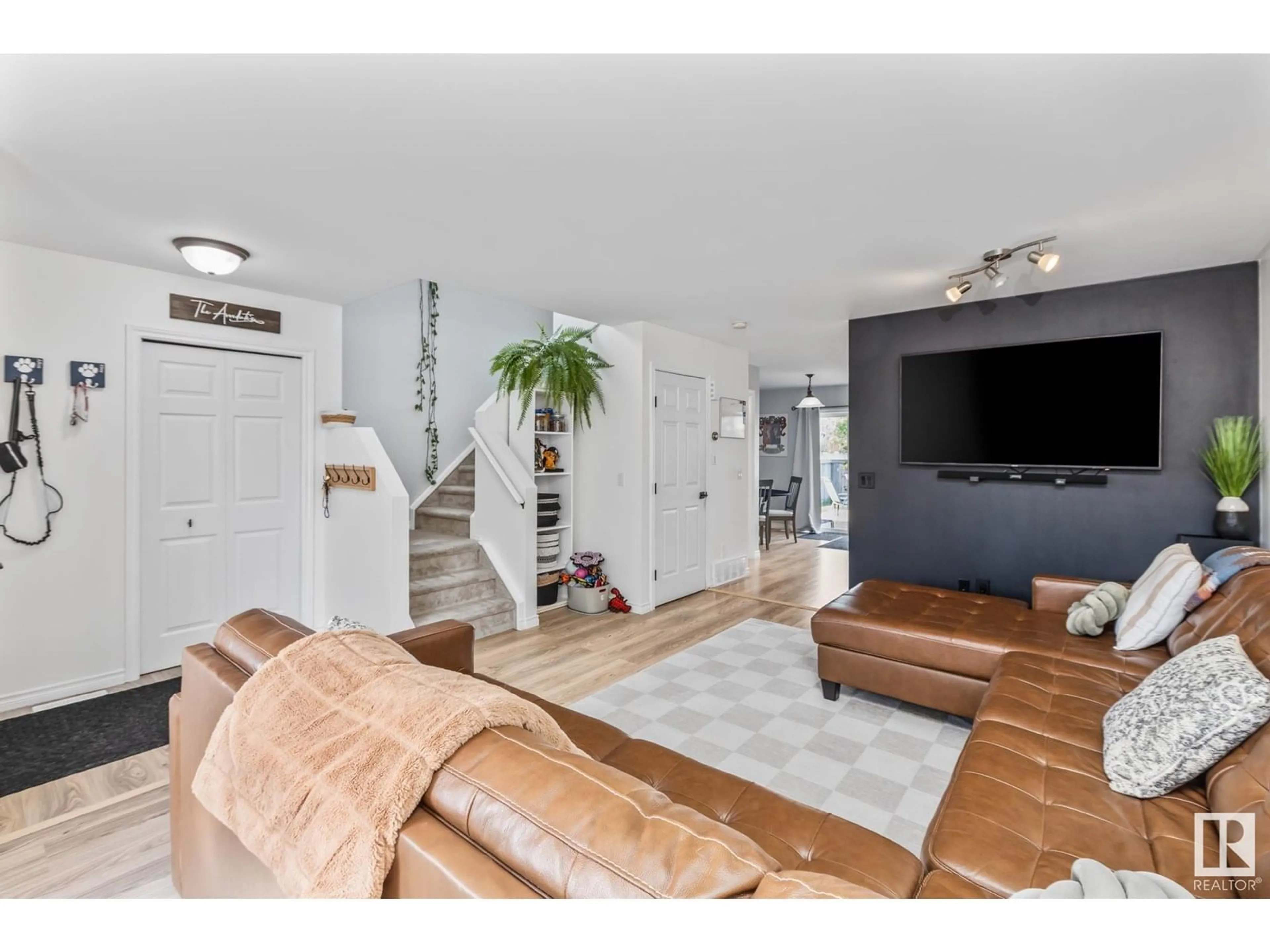 Living room with furniture, unknown for NW - 15006 135A ST, Edmonton Alberta T6V1N1