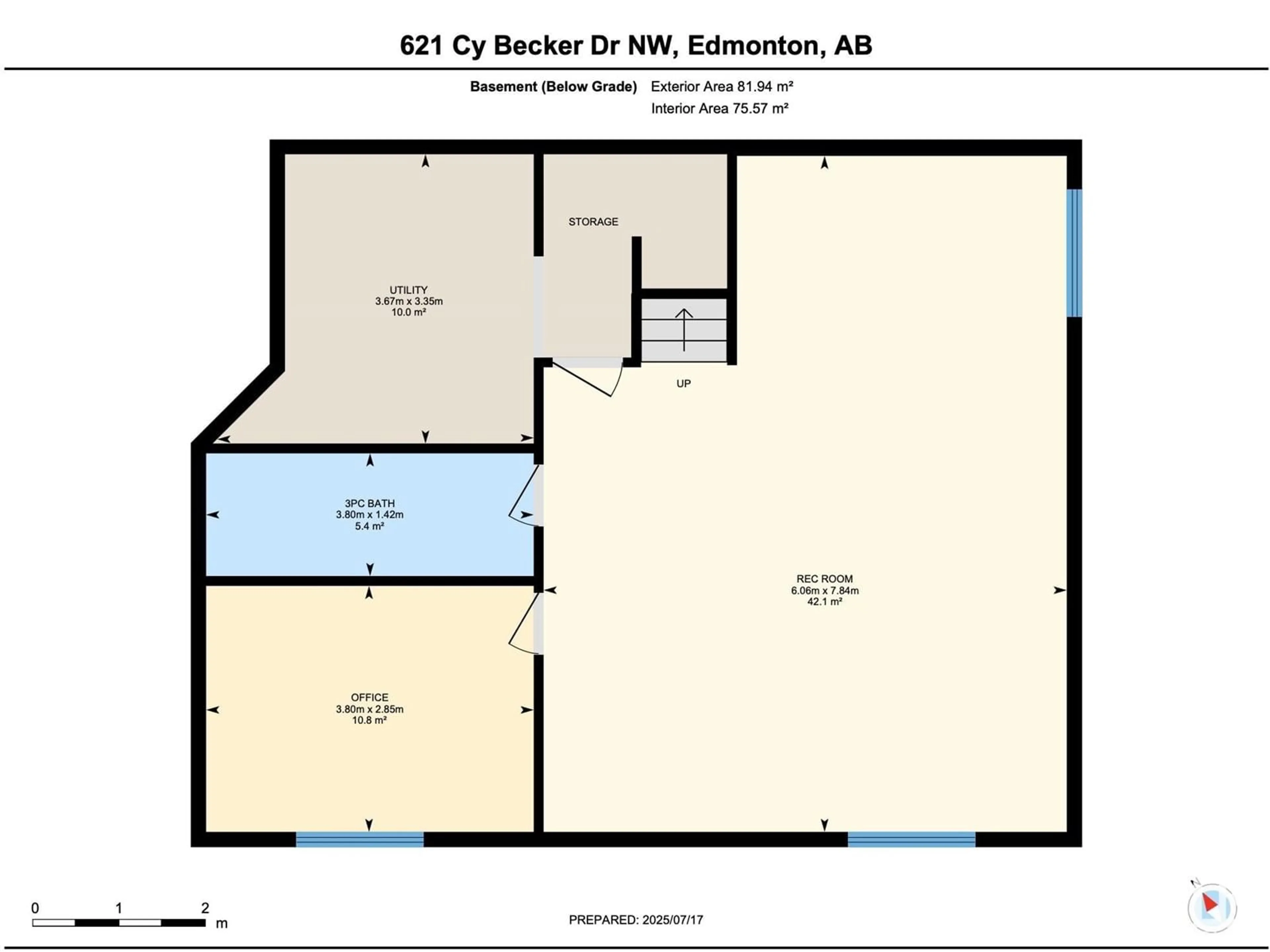 Floor plan for 621 CY BECKER DR, Edmonton Alberta T5L0Y1