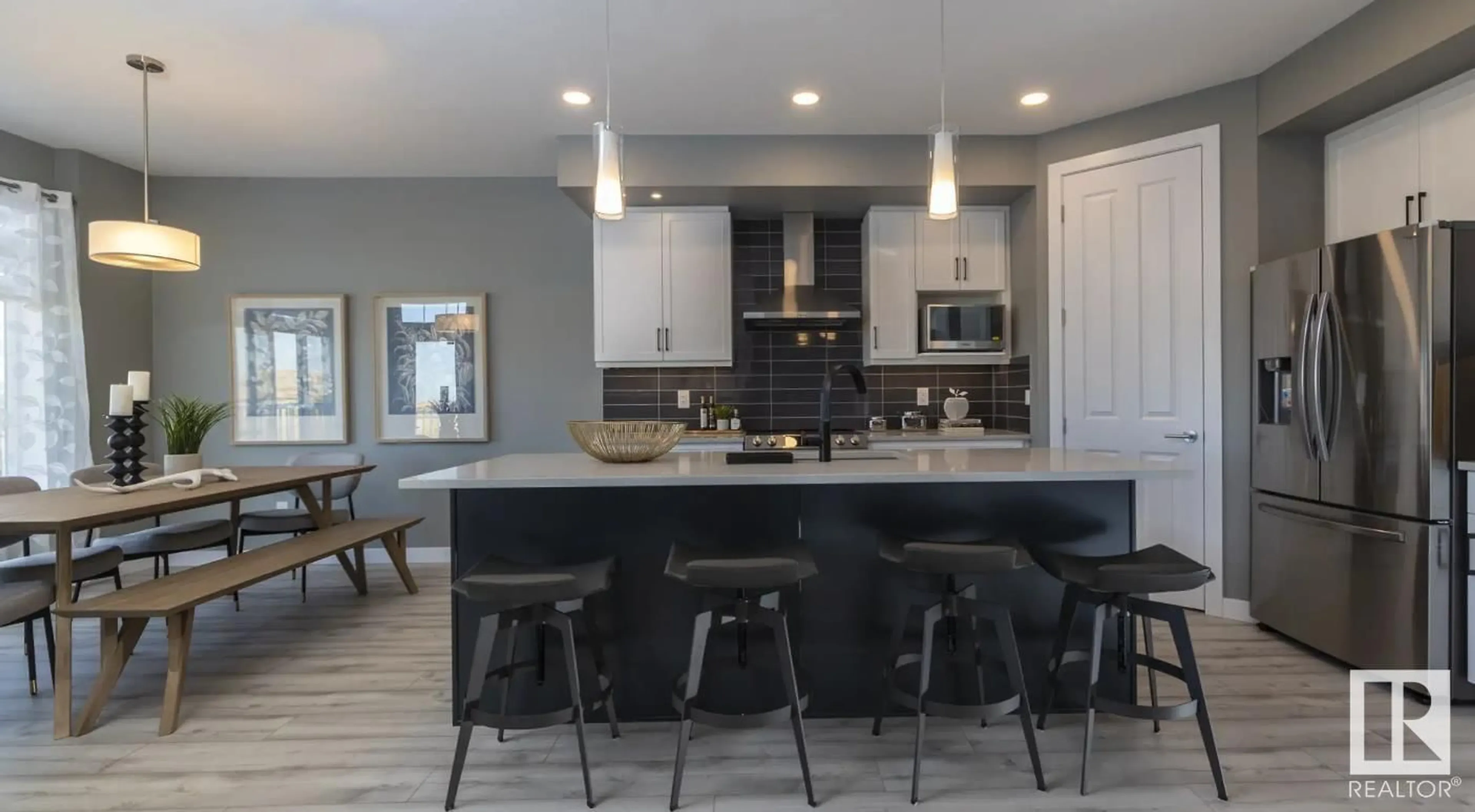 Open concept kitchen, ceramic/tile floor for 5407 PARC RUNIS WY, Beaumont Alberta T4X2Z7