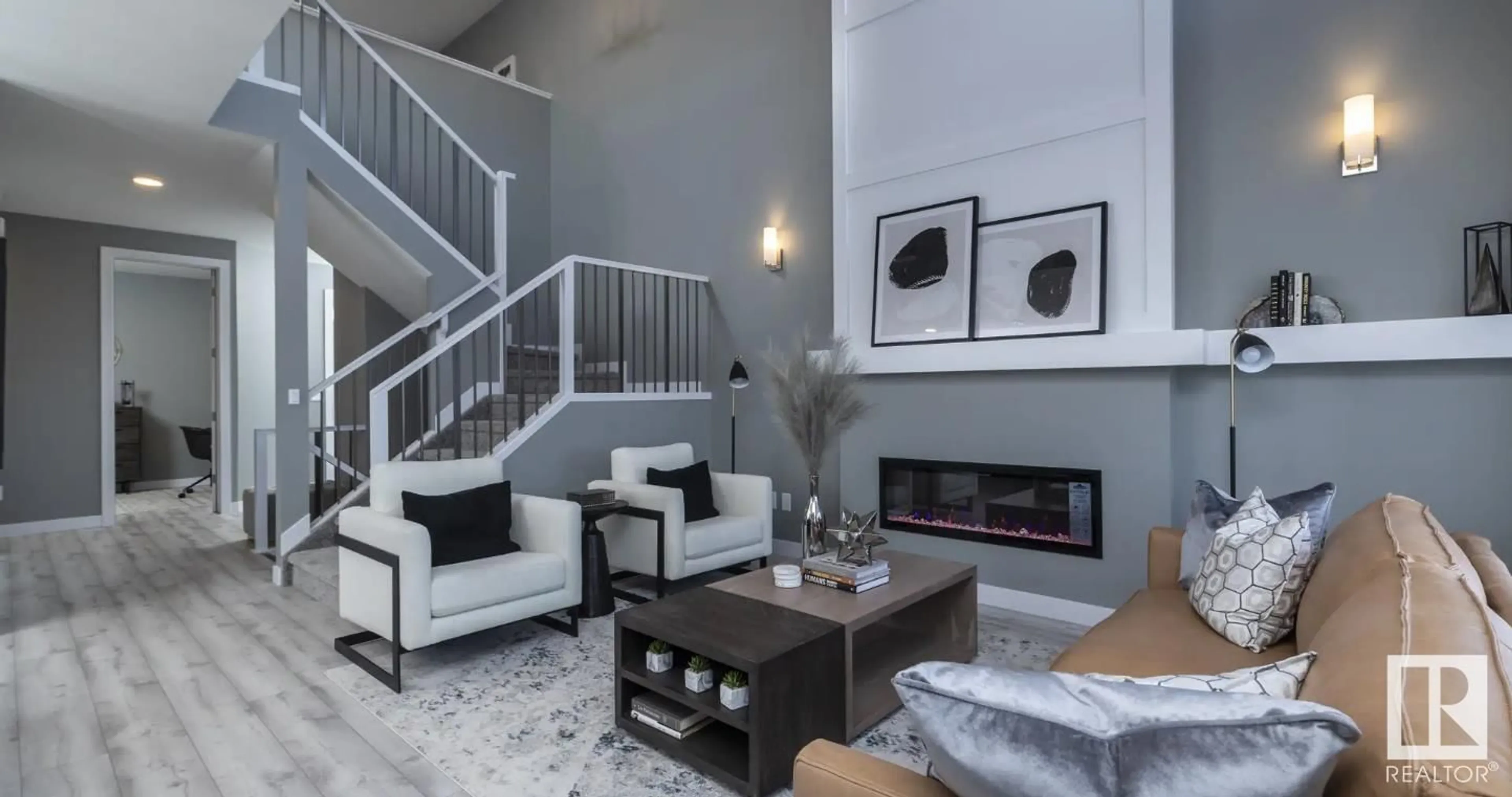 Living room with furniture, unknown for 5407 PARC RUNIS WY, Beaumont Alberta T4X2Z7