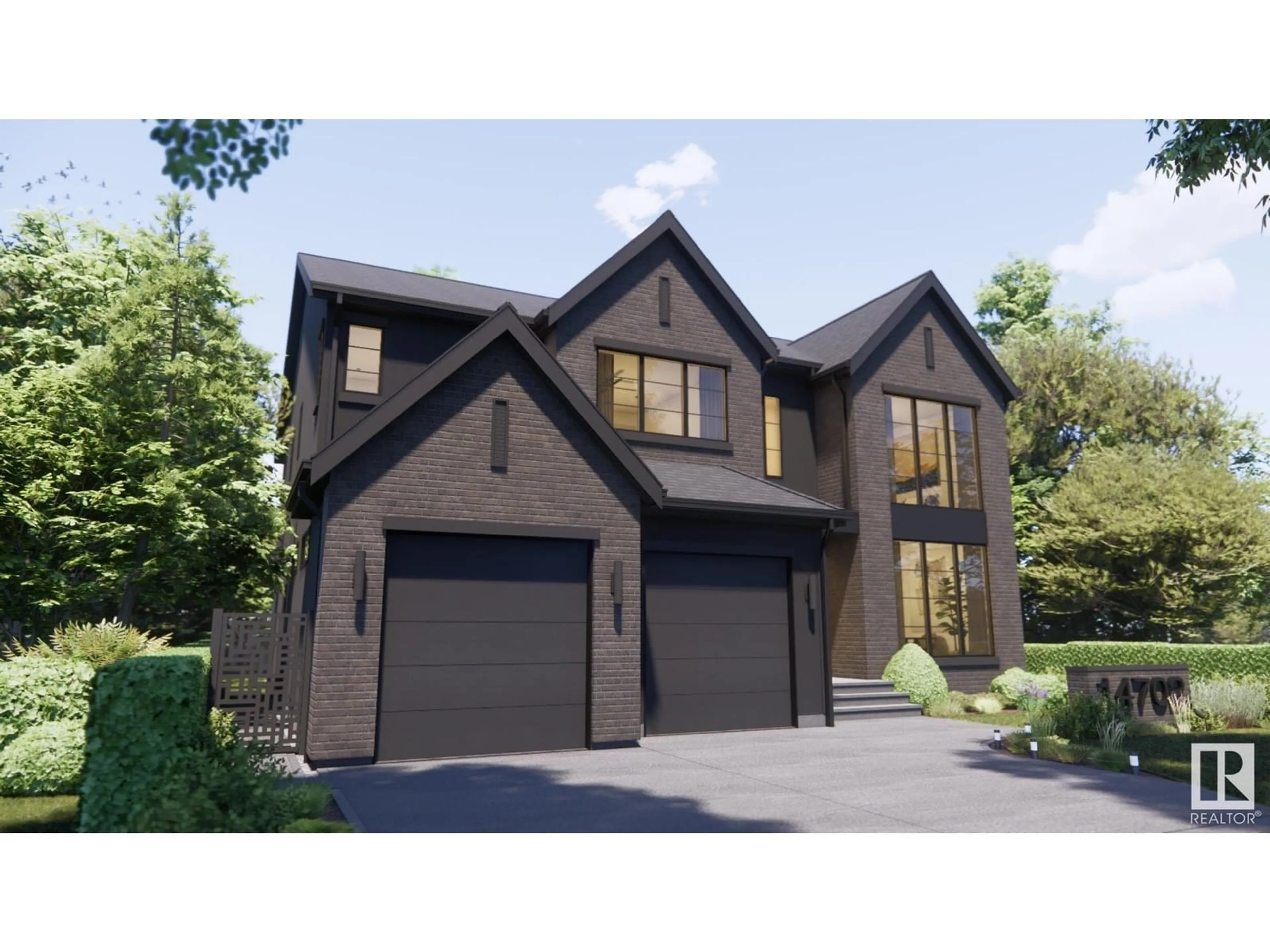 Home with brick exterior material, street for 14702 PARK DR, Edmonton Alberta T5R5V4