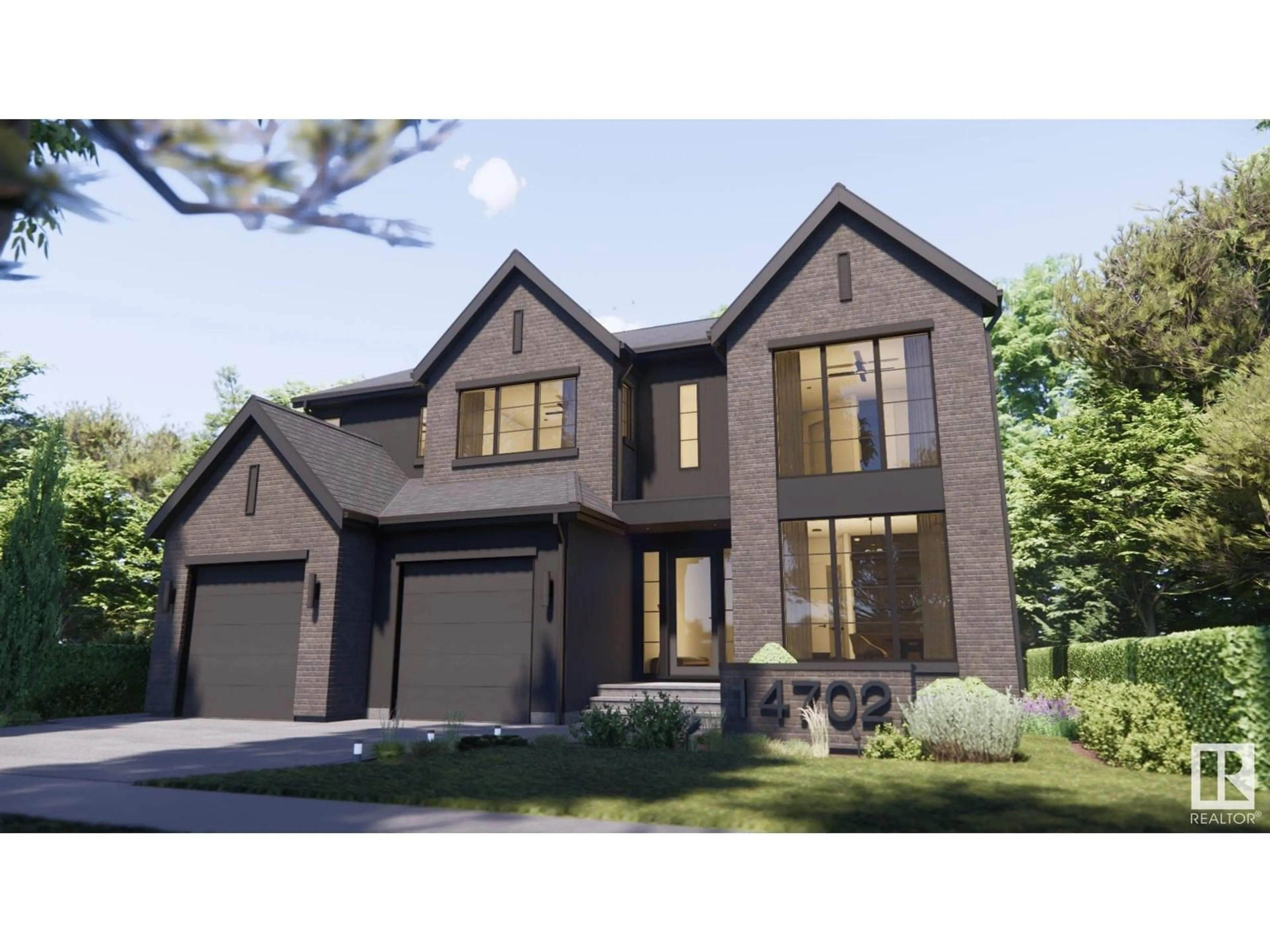Home with brick exterior material, street for 14702 PARK DR, Edmonton Alberta T5R5V4