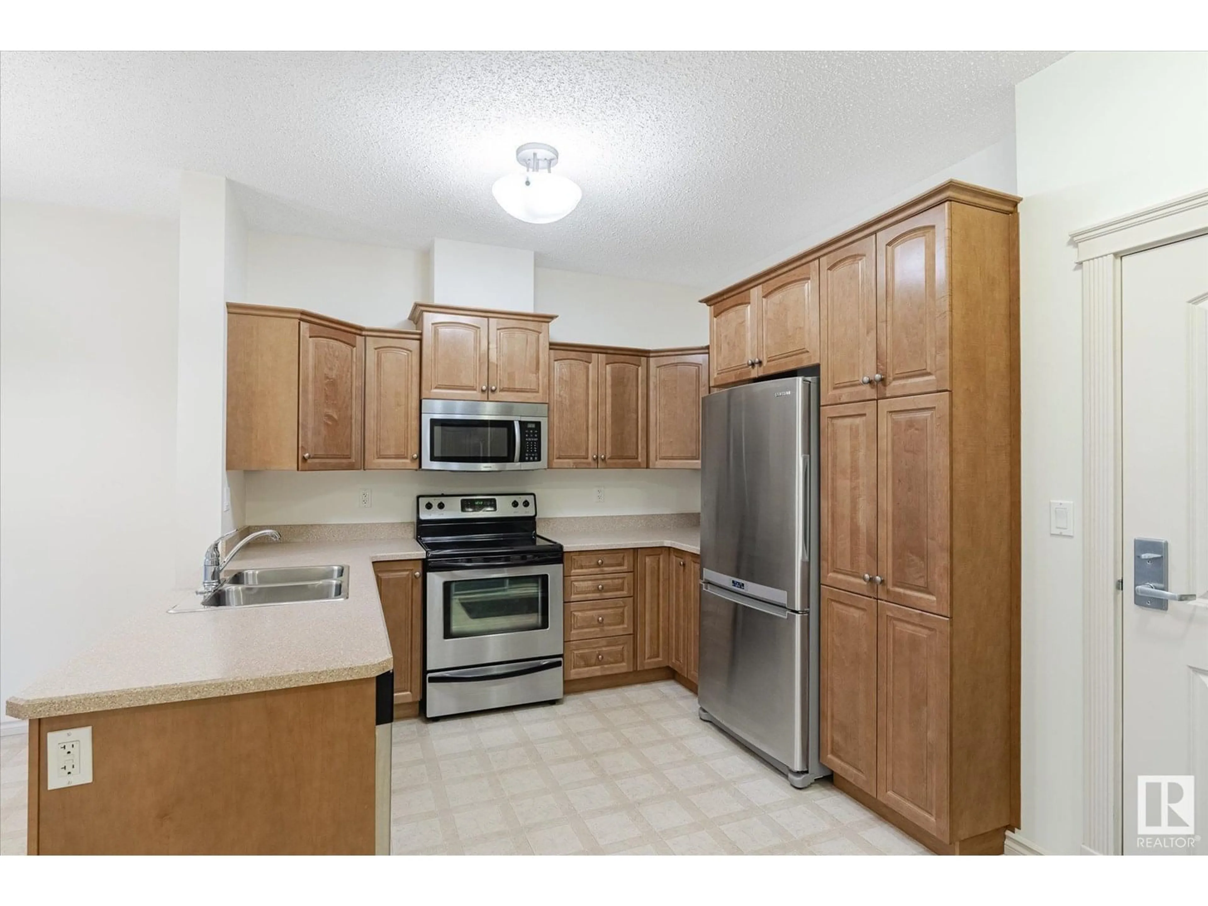 Standard kitchen, unknown for #111 - 9820 165 ST, Edmonton Alberta T5P0N3