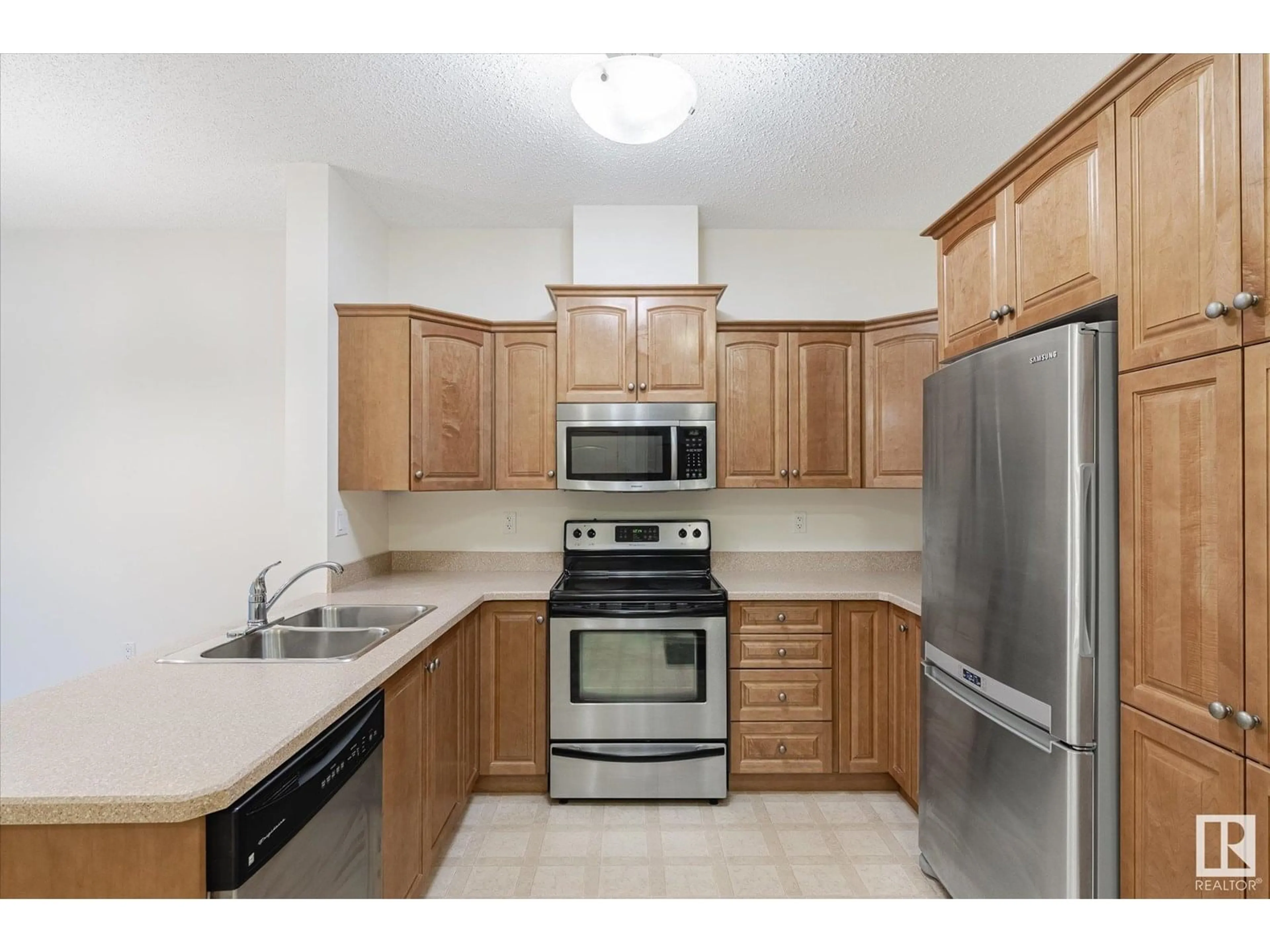 Standard kitchen, unknown for #111 - 9820 165 ST, Edmonton Alberta T5P0N3