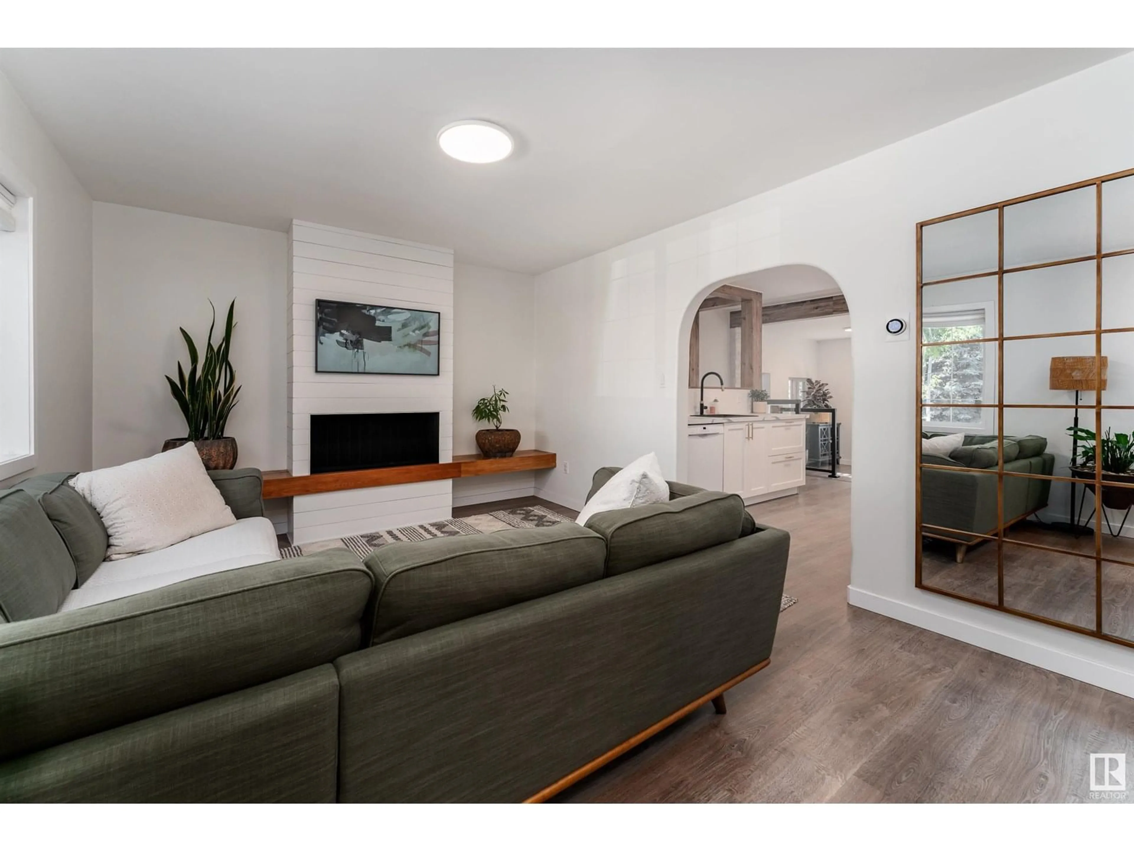 Living room with furniture, unknown for NW - 10524 80 ST, Edmonton Alberta T6A3J7