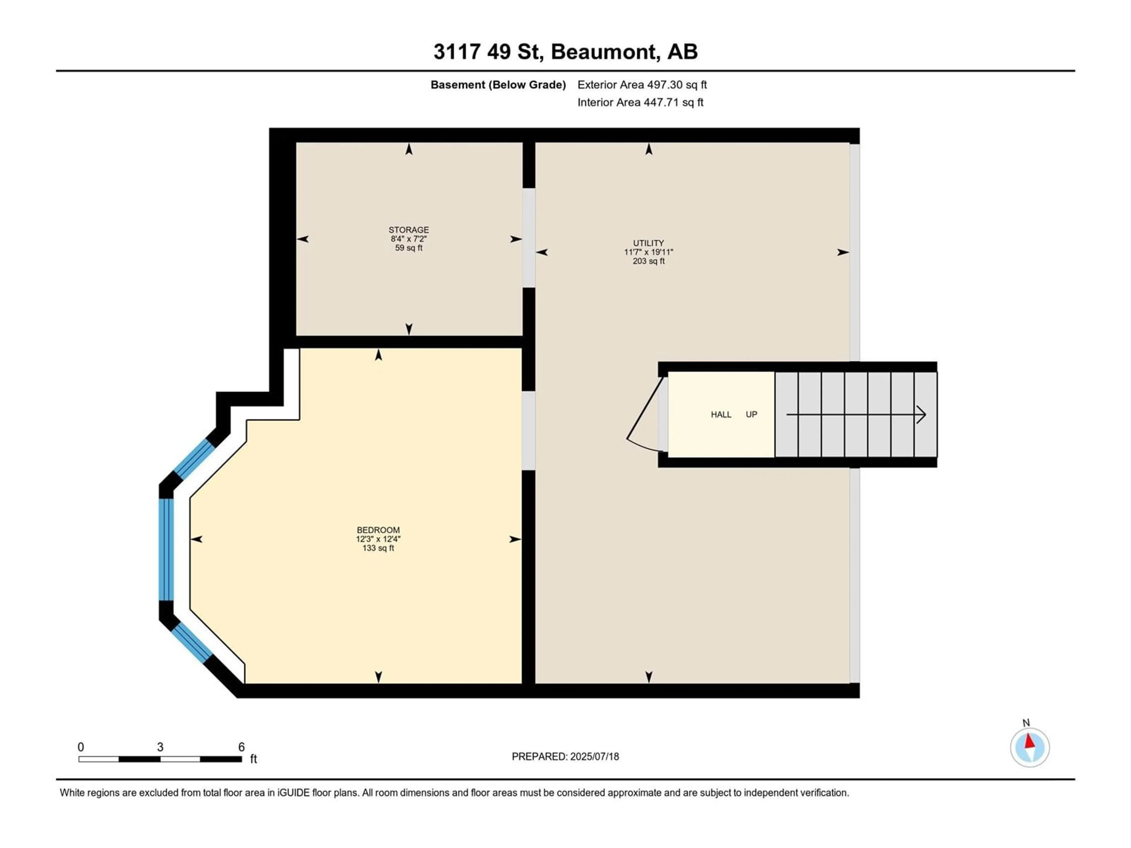 Floor plan for 3117 49 ST, Beaumont Alberta T4X1R6