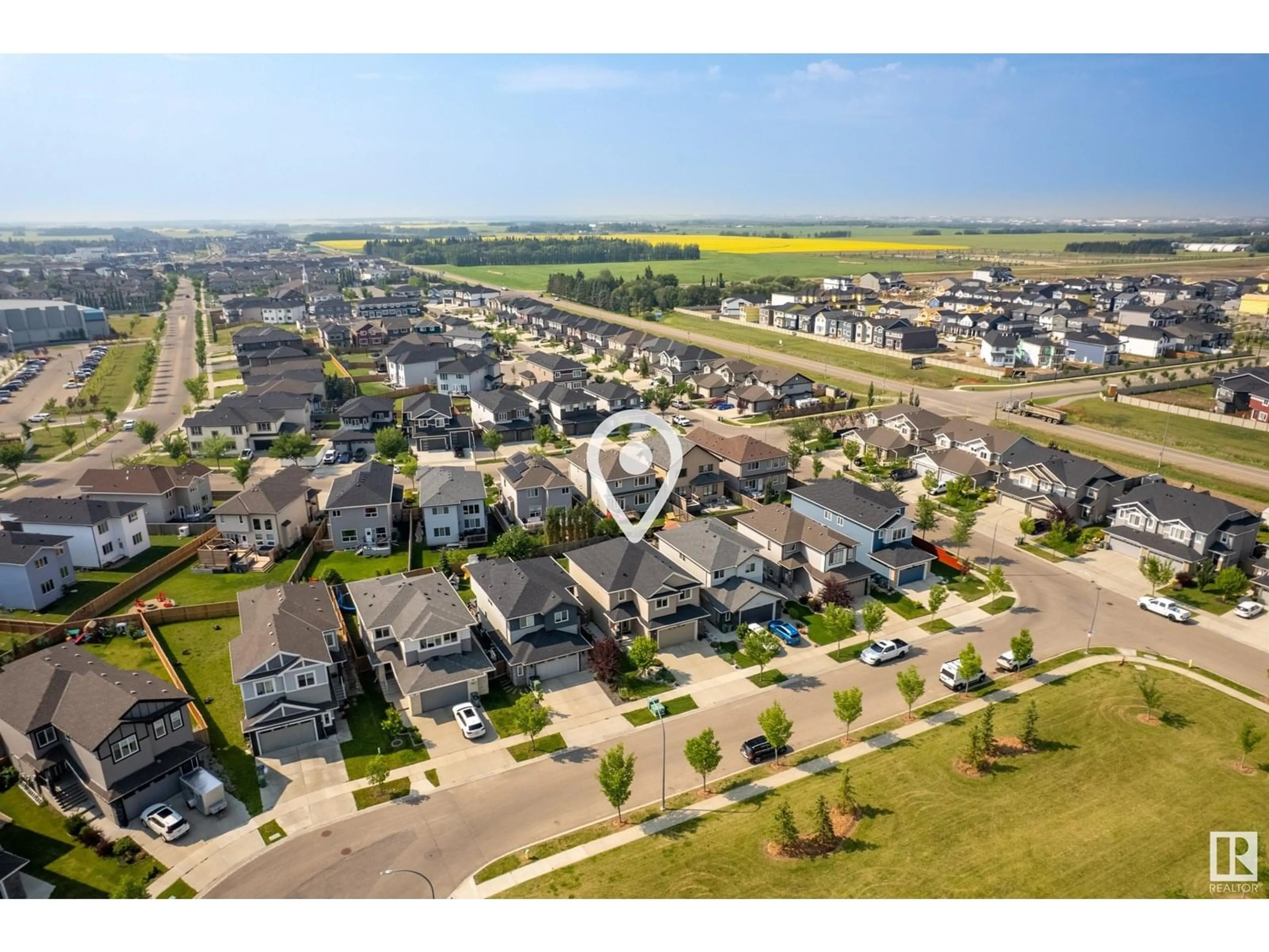 A pic from outside/outdoor area/front of a property/back of a property/a pic from drone, street for 6607 54 AV, Beaumont Alberta T4X2A2