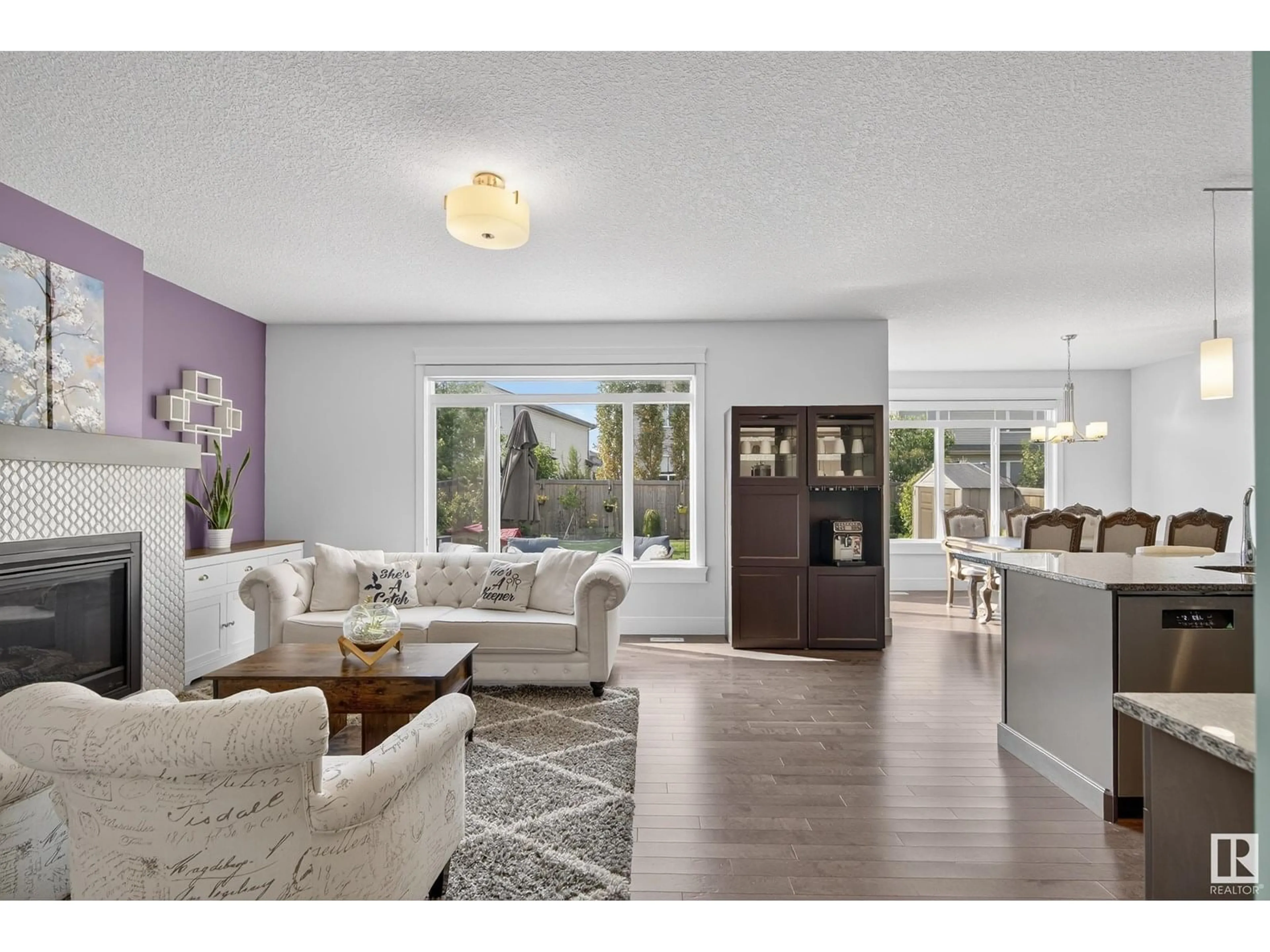 Living room with furniture, unknown for 6607 54 AV, Beaumont Alberta T4X2A2