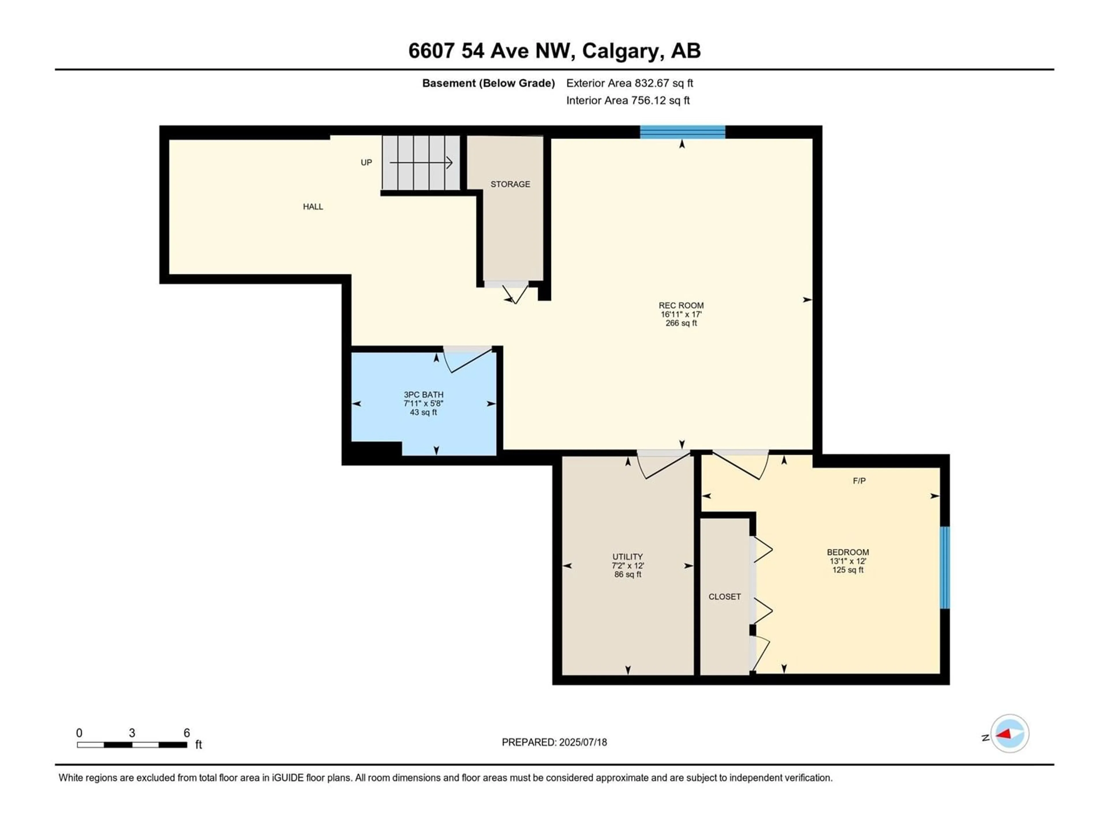 Floor plan for 6607 54 AV, Beaumont Alberta T4X2A2
