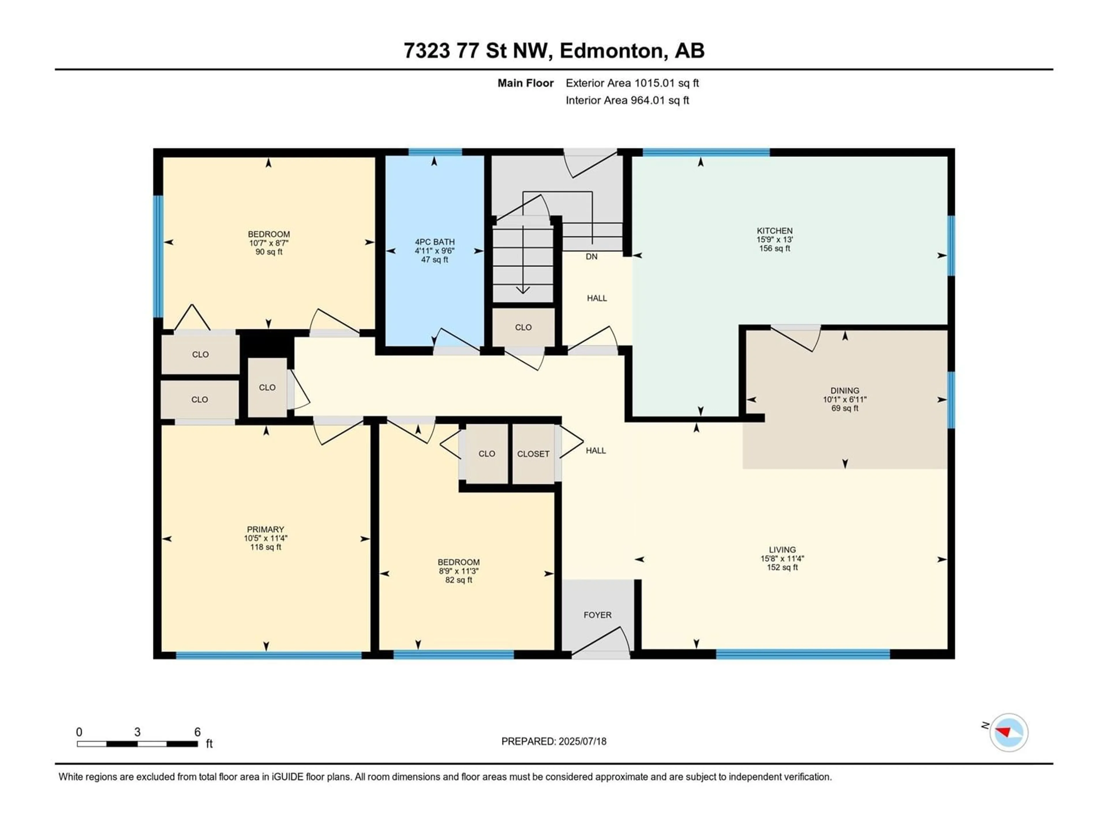 Floor plan for NW - 7323 77 ST, Edmonton Alberta T6C3L3