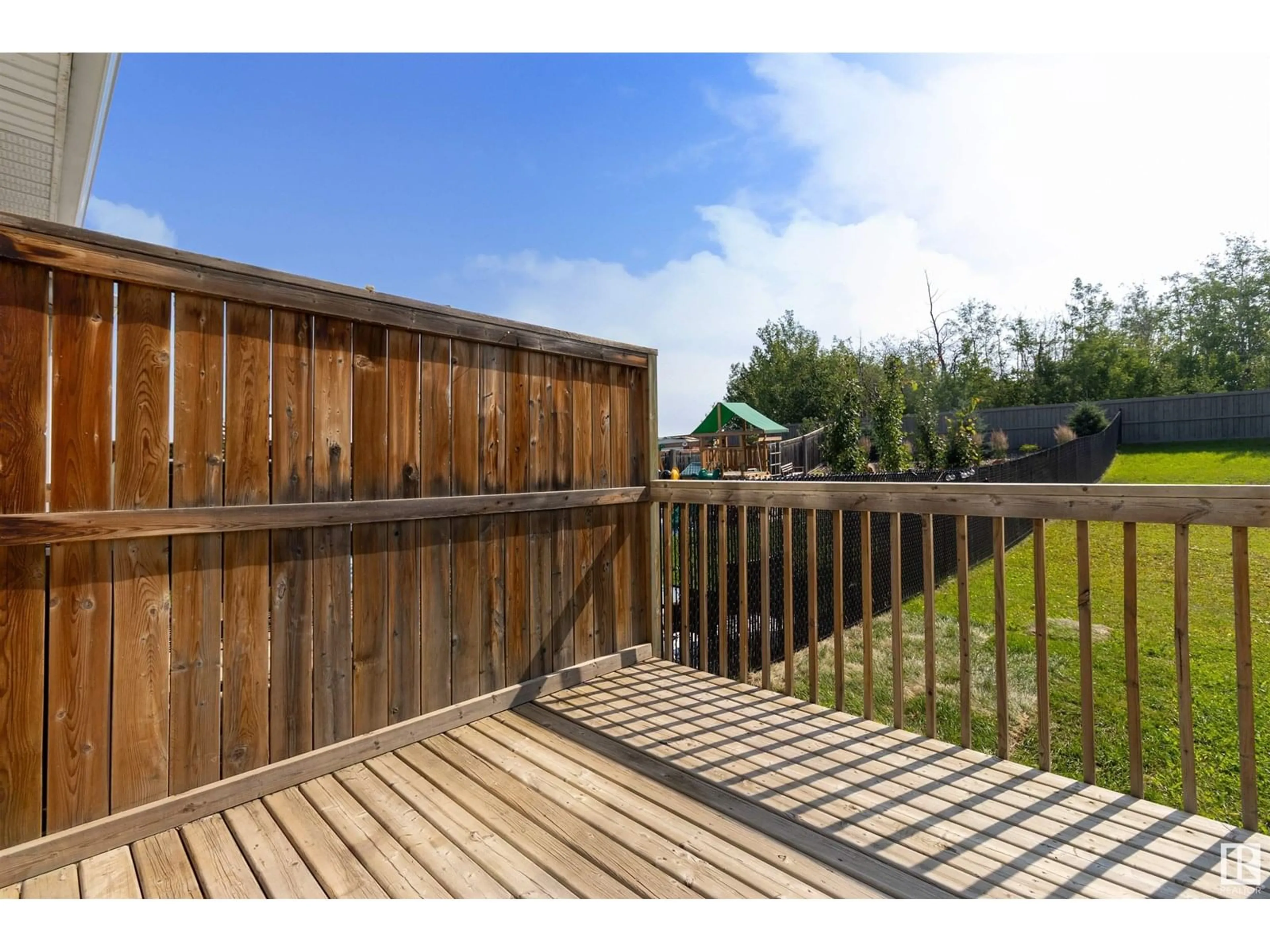 Patio, water/lake/river/ocean view for 1249 STARLING DR, Edmonton Alberta T5S0K4