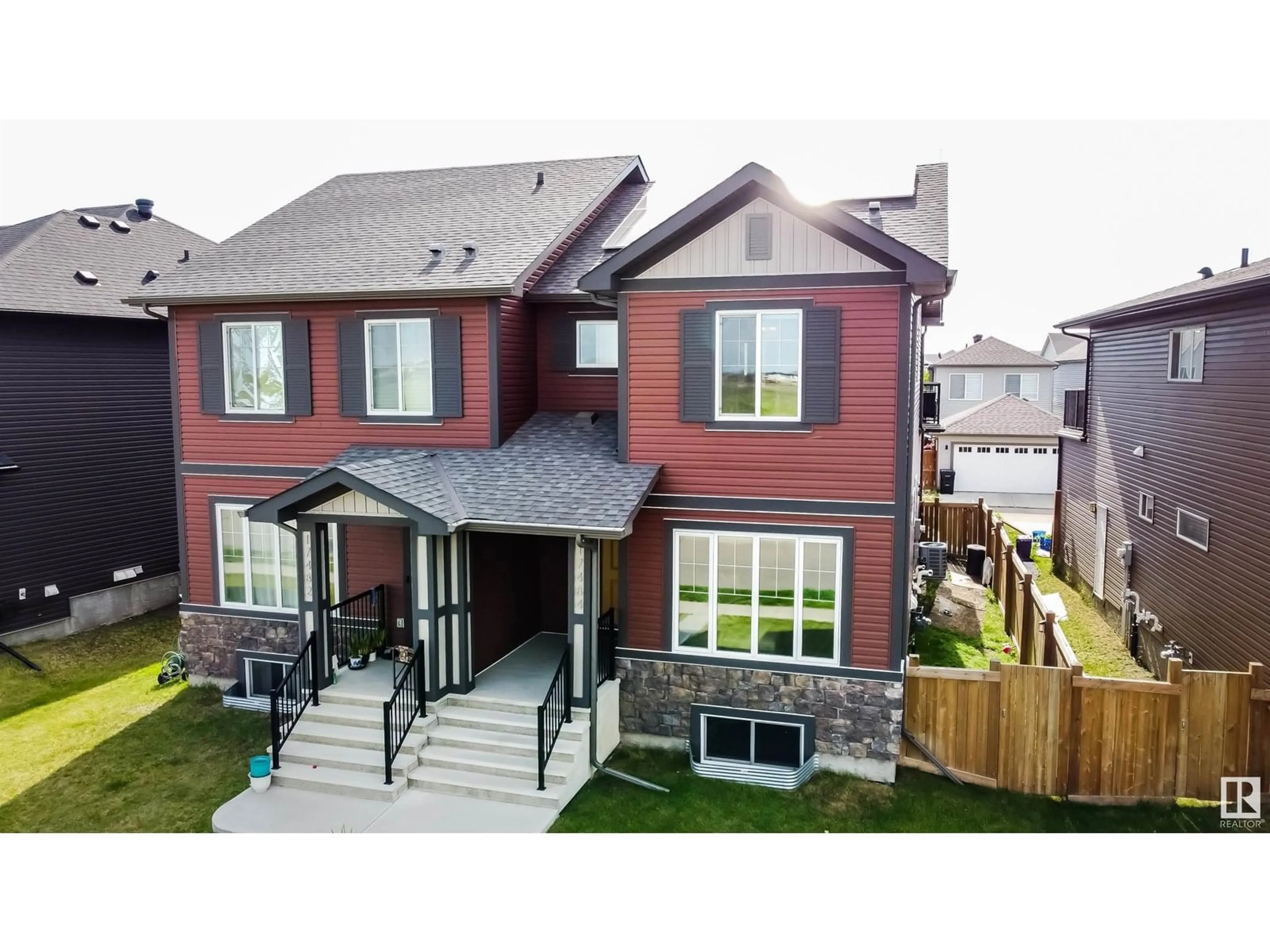 A pic from outside/outdoor area/front of a property/back of a property/a pic from drone, unknown for 17484 76 ST, Edmonton Alberta T5Z0R2