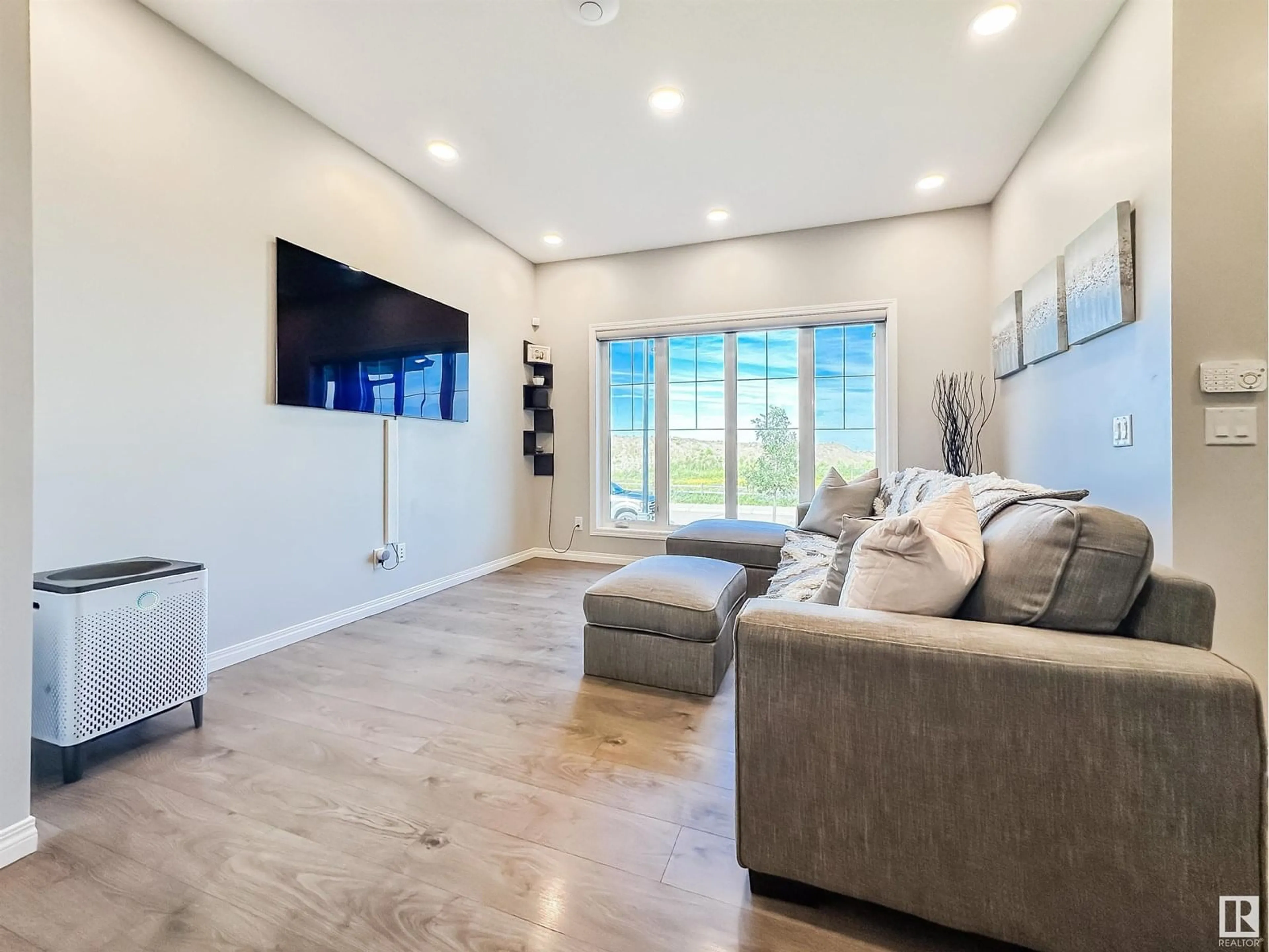 Living room with furniture, unknown for 17484 76 ST, Edmonton Alberta T5Z0R2