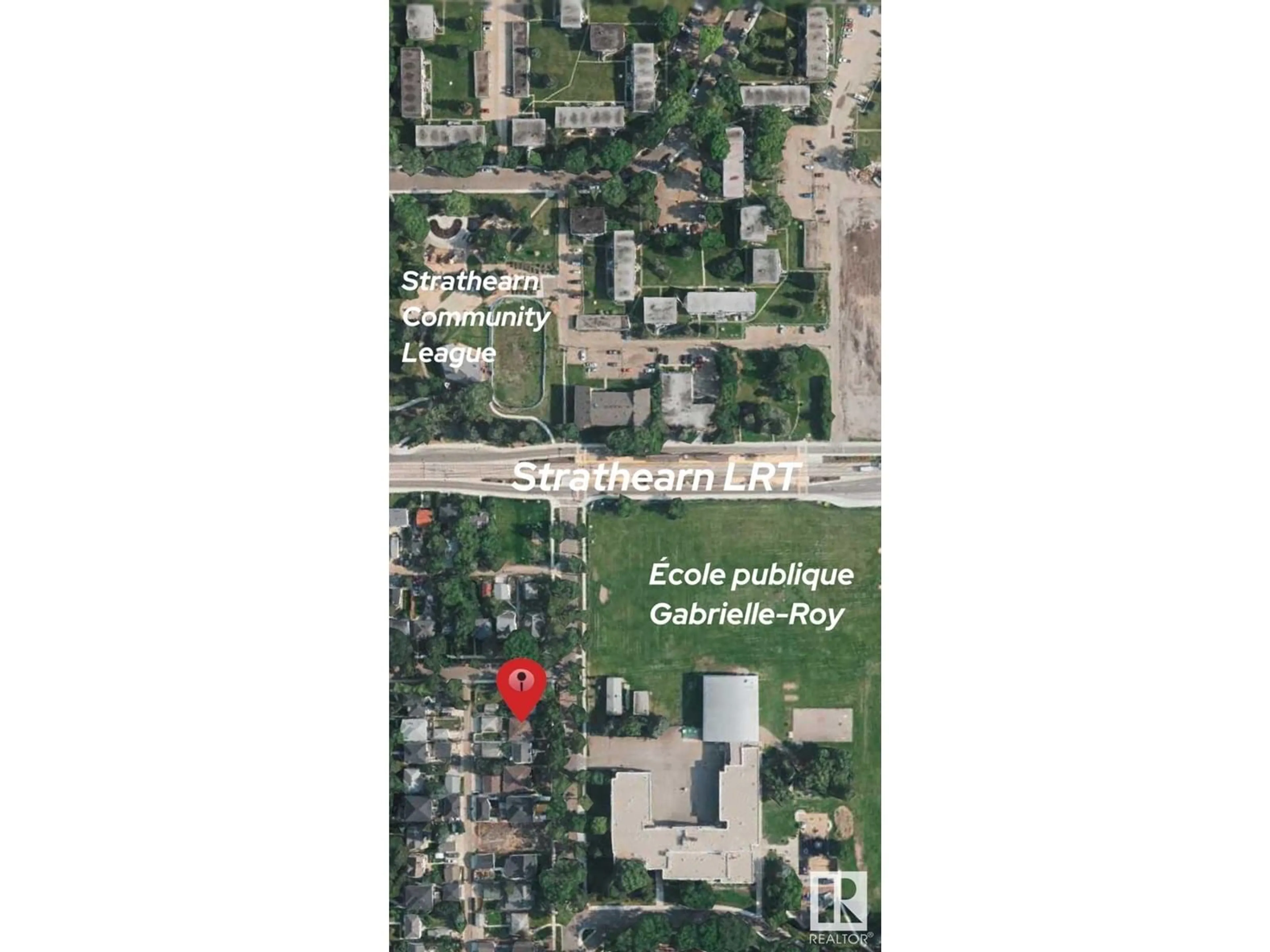 Picture of a map for 8903 94 AV, Edmonton Alberta T6C1W6