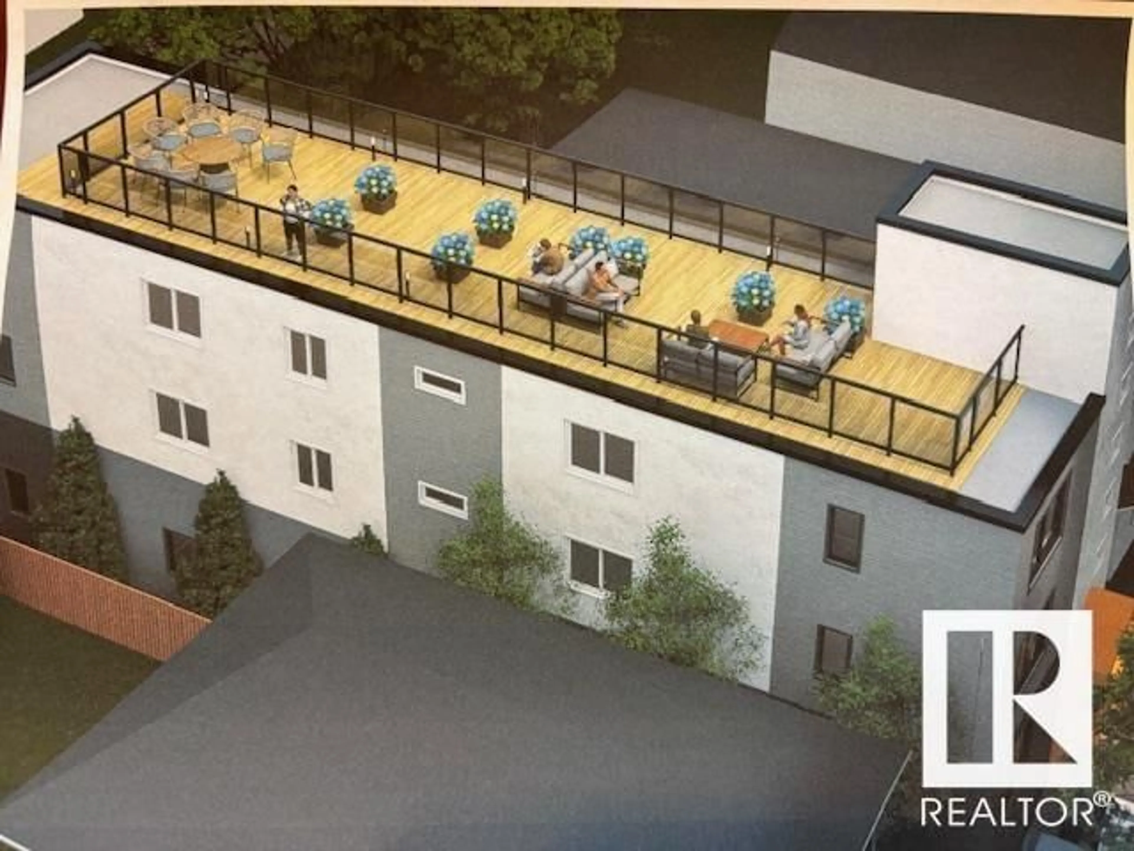 A pic from outside/outdoor area/front of a property/back of a property/a pic from drone, unknown for 10820 83 AV, Edmonton Alberta T6E2E7