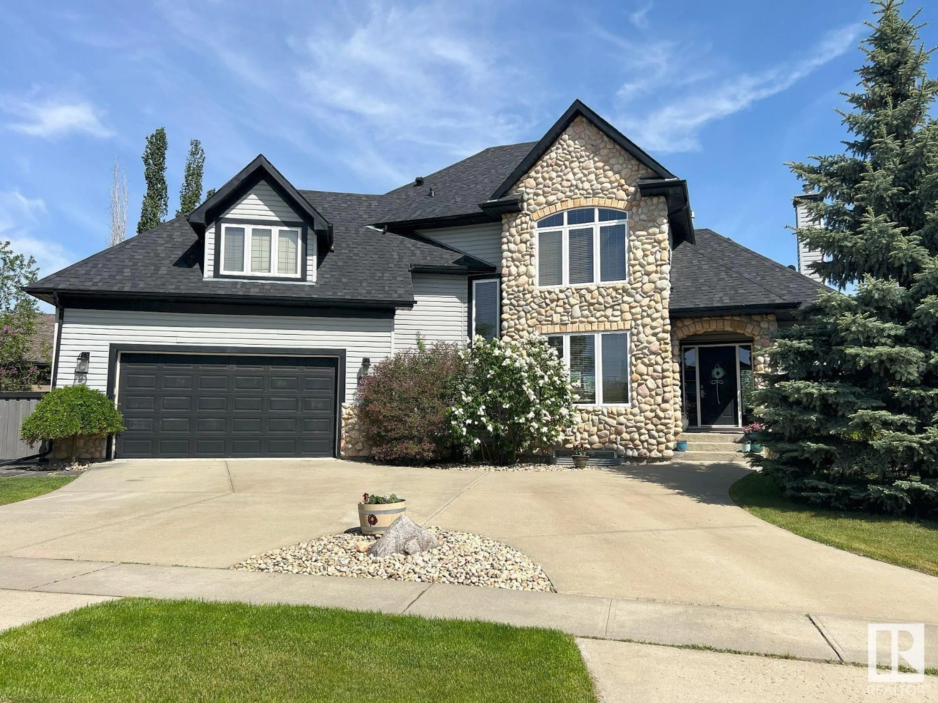 Home with brick exterior material, street for 6004 32 AV, Beaumont Alberta T4X1R3