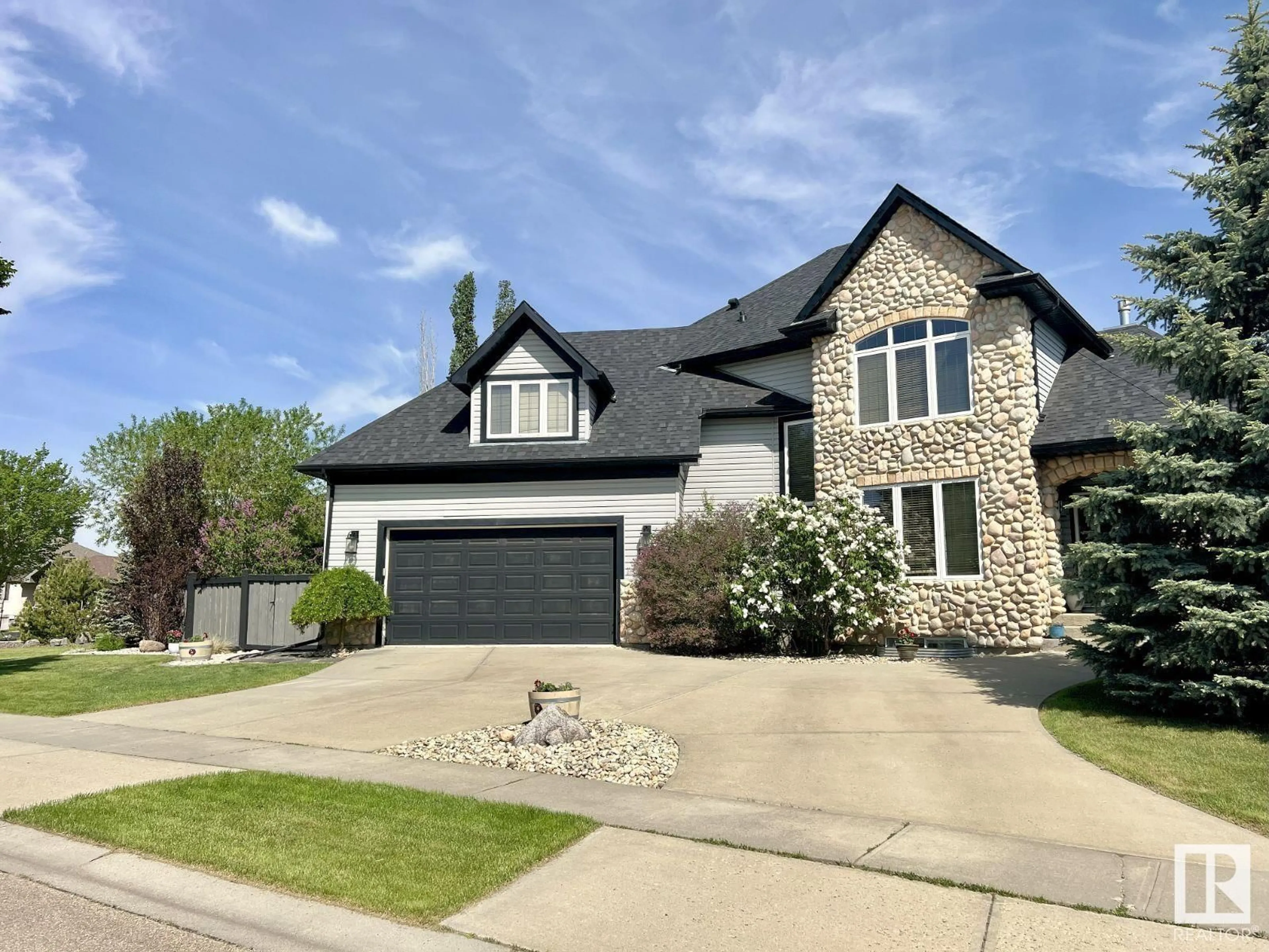 Home with brick exterior material, street for 6004 32 AV, Beaumont Alberta T4X1R3