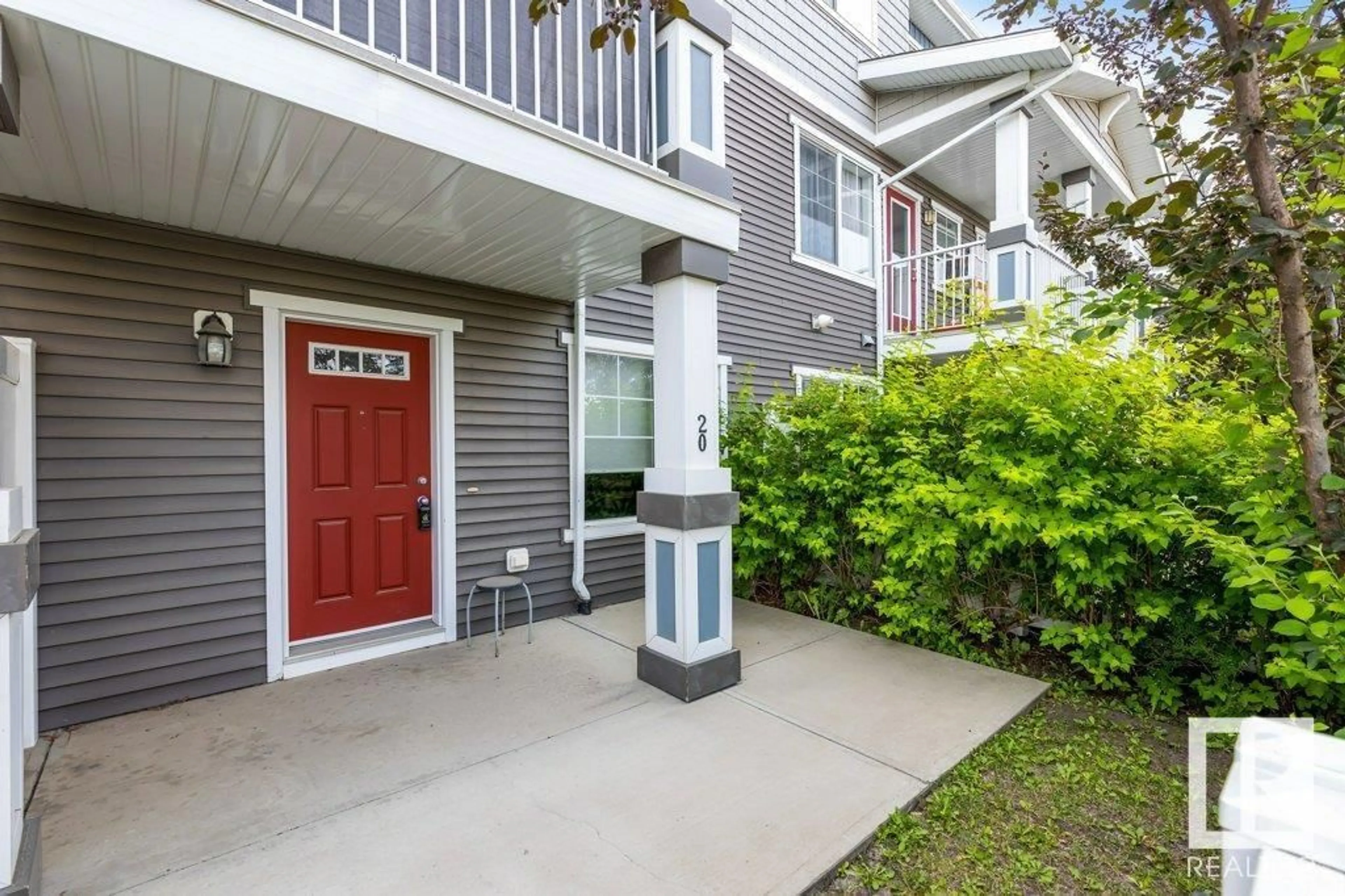 Patio, street for 20 7385 EDGEMONT WY, Edmonton Alberta T6M0R9