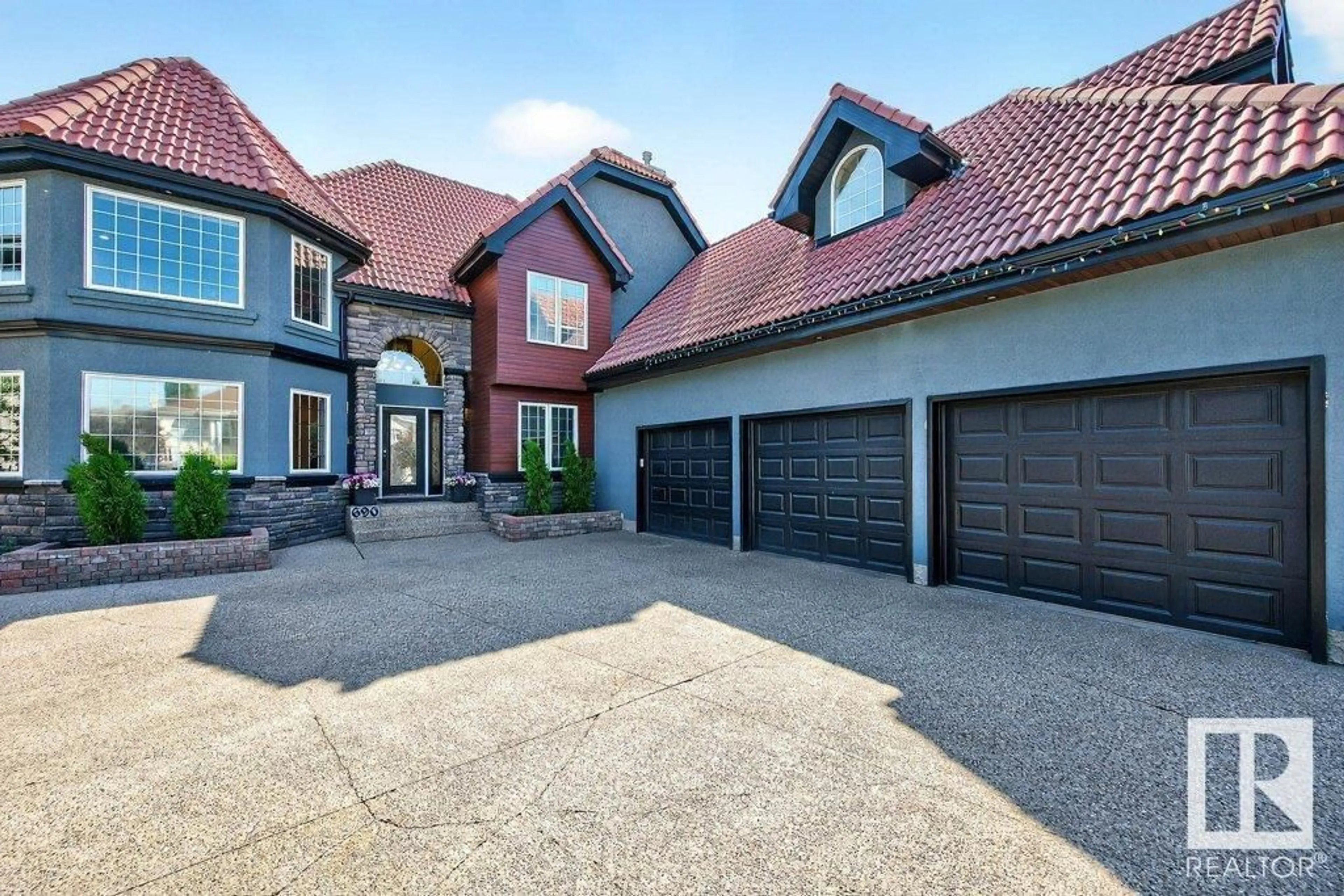 Home with brick exterior material, street for 690 HENDERSON ST, Edmonton Alberta T6R2R8