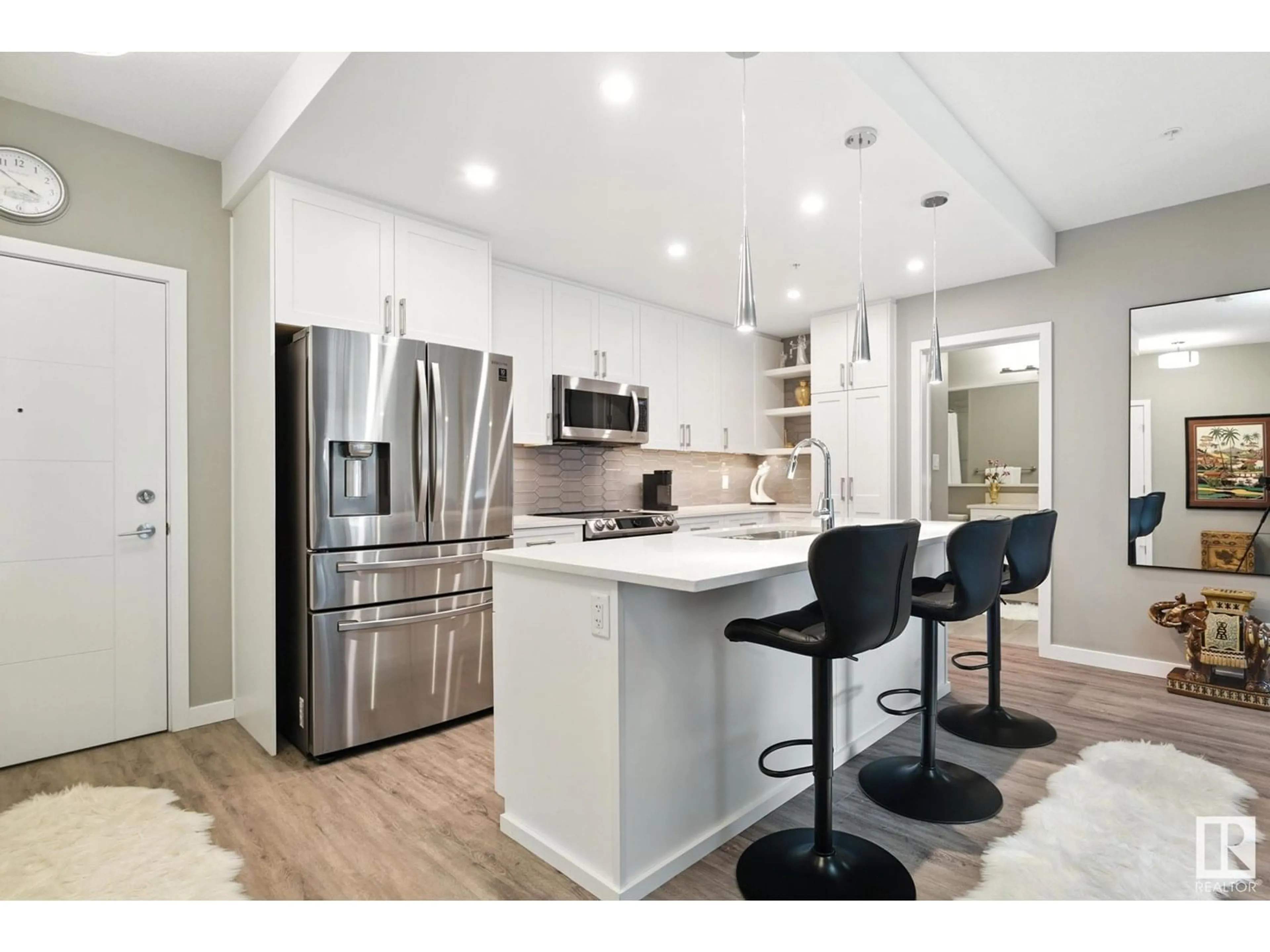 Open concept kitchen, unknown for #227 - 1154 ADAMSON DR, Edmonton Alberta T6W3N5