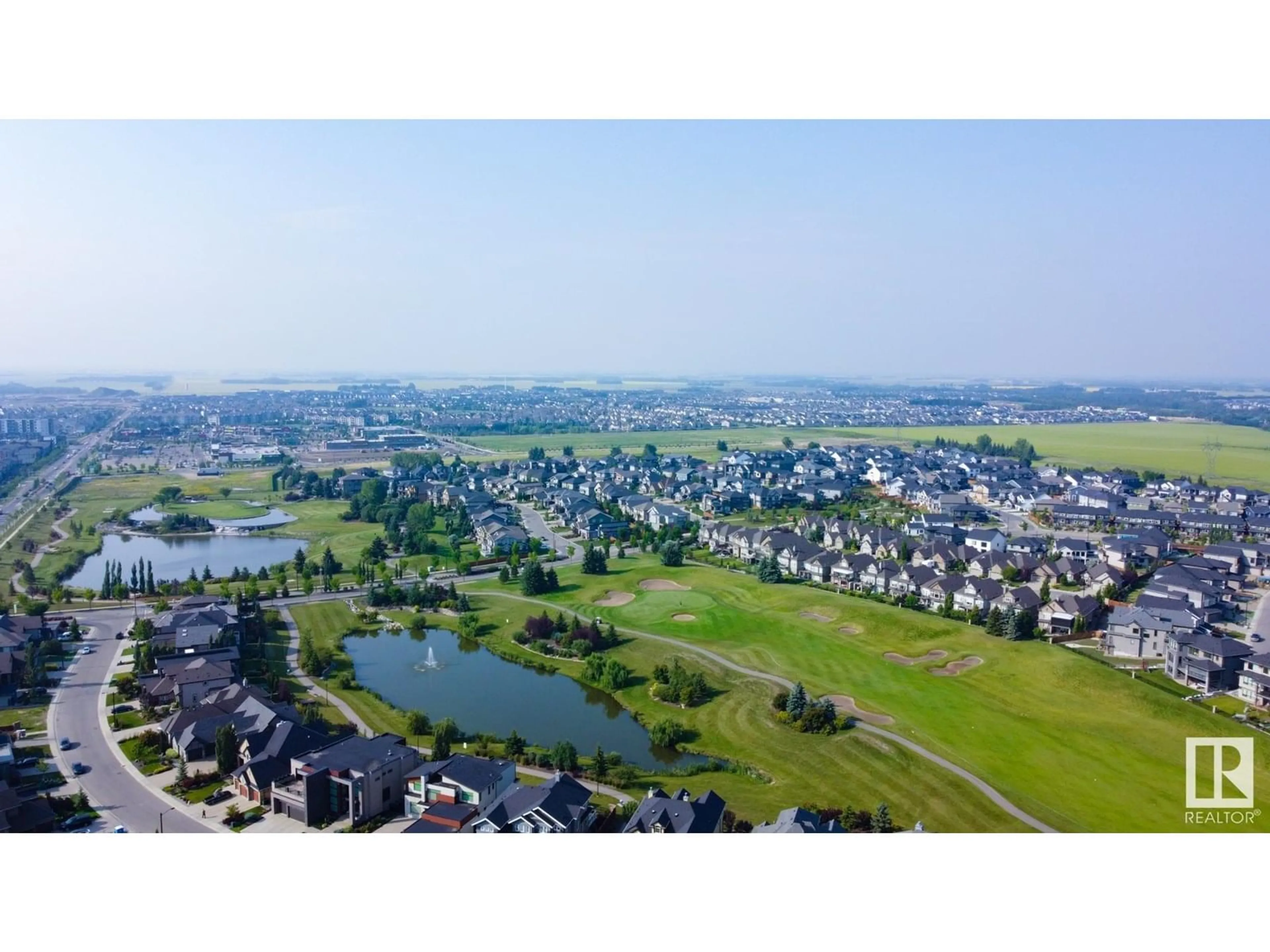 A pic from outside/outdoor area/front of a property/back of a property/a pic from drone, water/lake/river/ocean view for 1025 HUCKELL PL, Edmonton Alberta T6W3B7