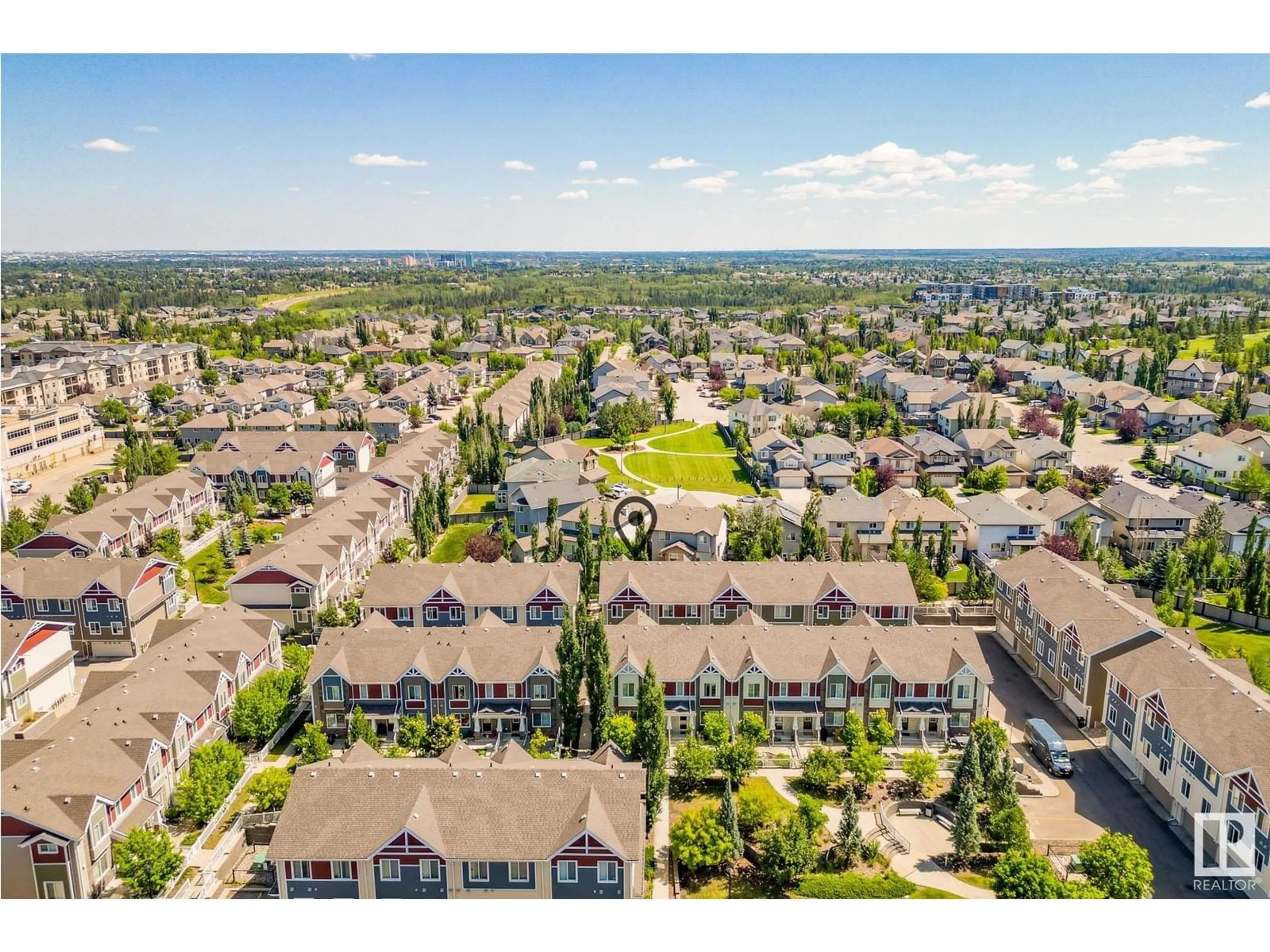 A pic from outside/outdoor area/front of a property/back of a property/a pic from drone, unknown for #14 - 2003 RABBIT HILL RD, Edmonton Alberta T6R0R7