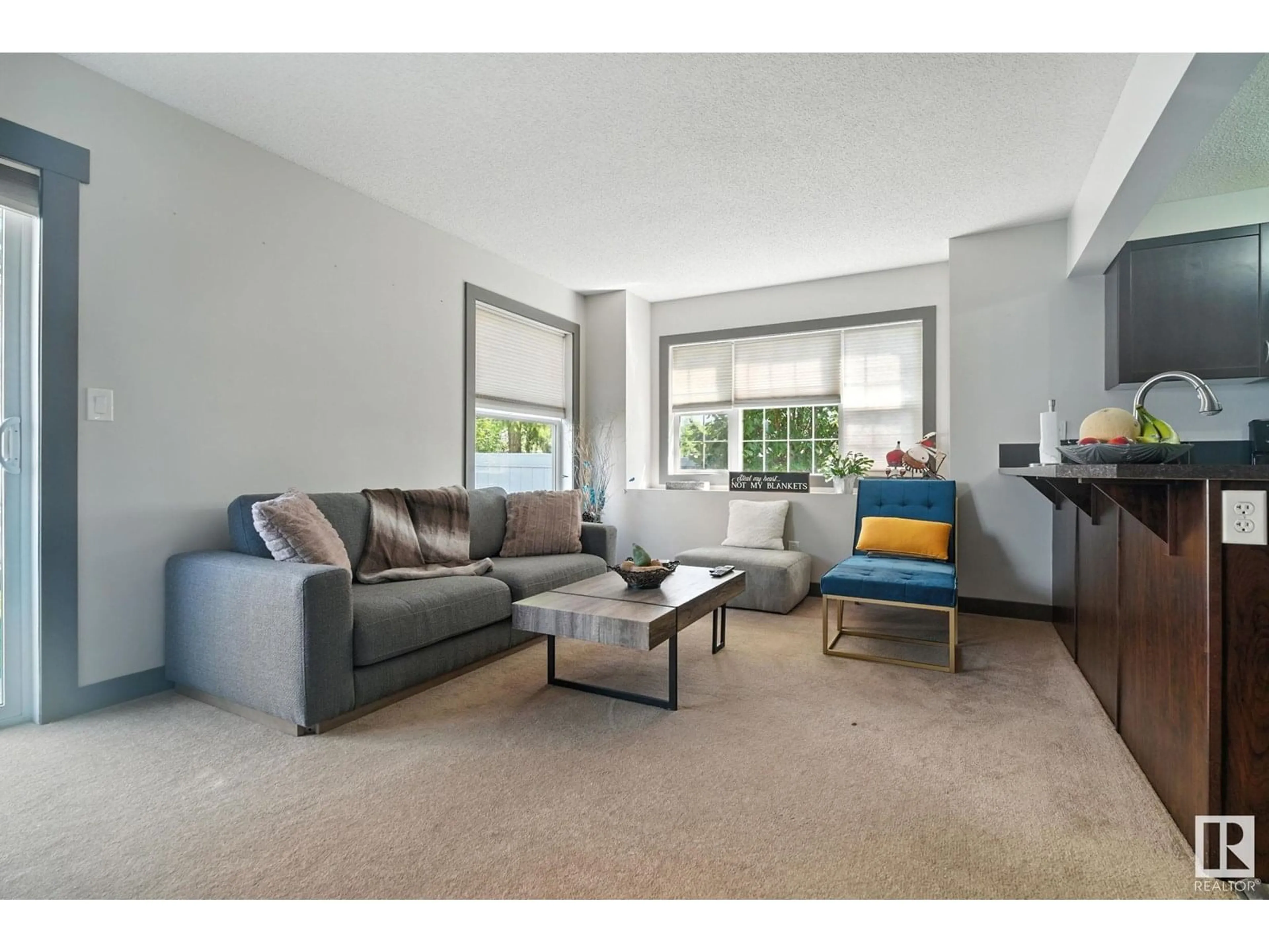 Living room with furniture, unknown for 21 - 18004 89 ST, Edmonton Alberta T5Z0E7